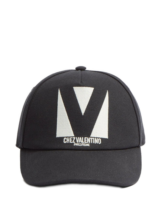 logo-embroidered baseball cap