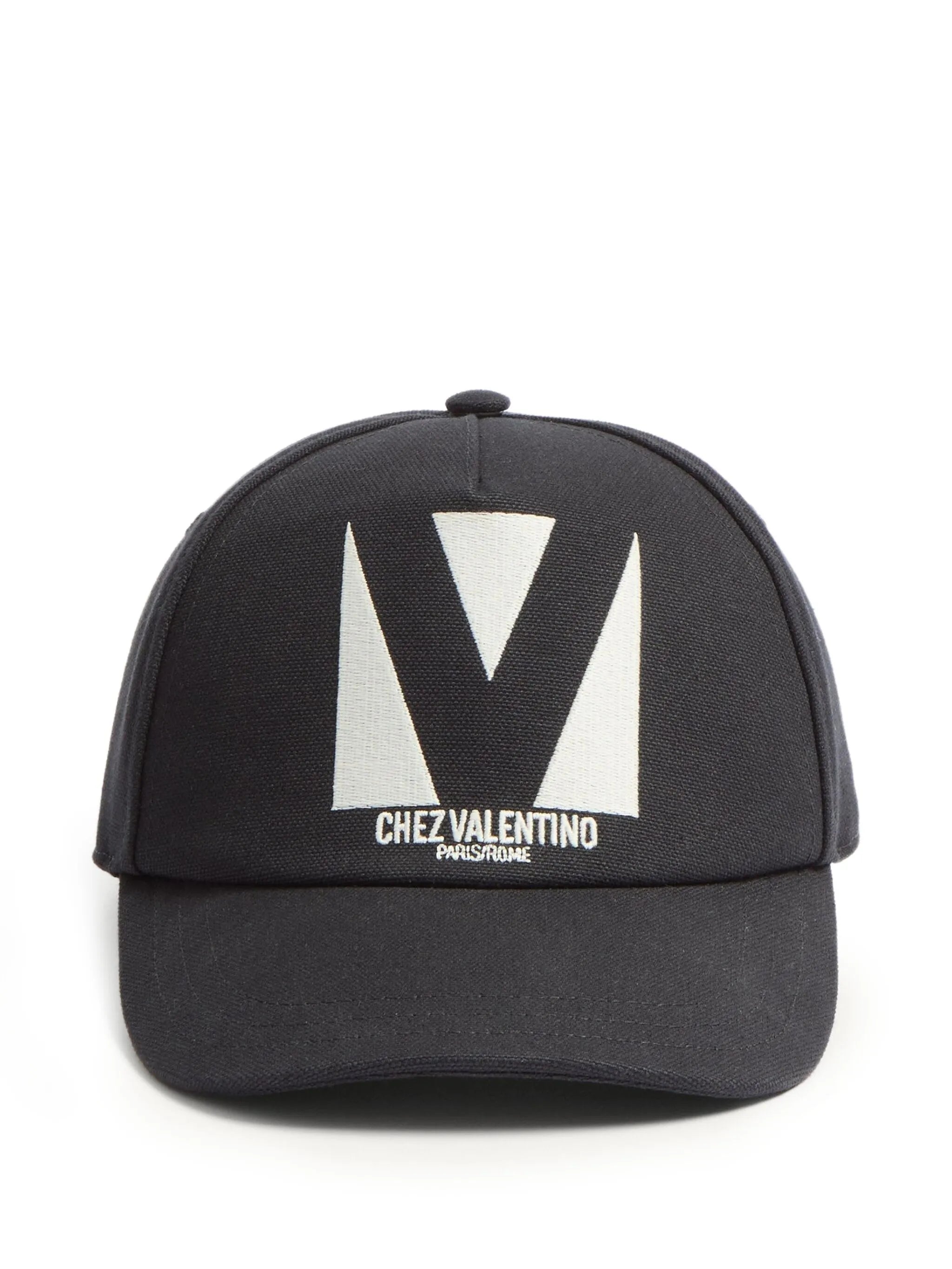 logo-embroidered baseball cap