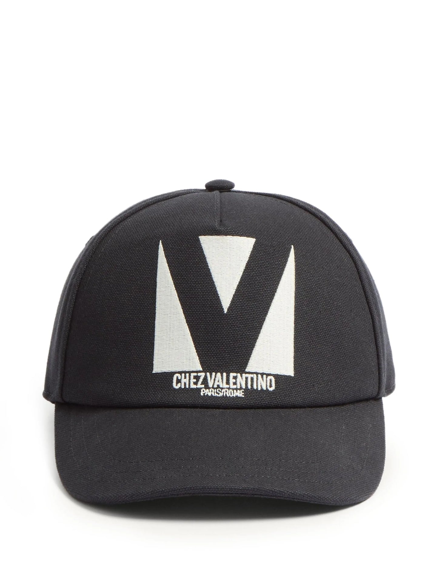 logo-embroidered baseball cap