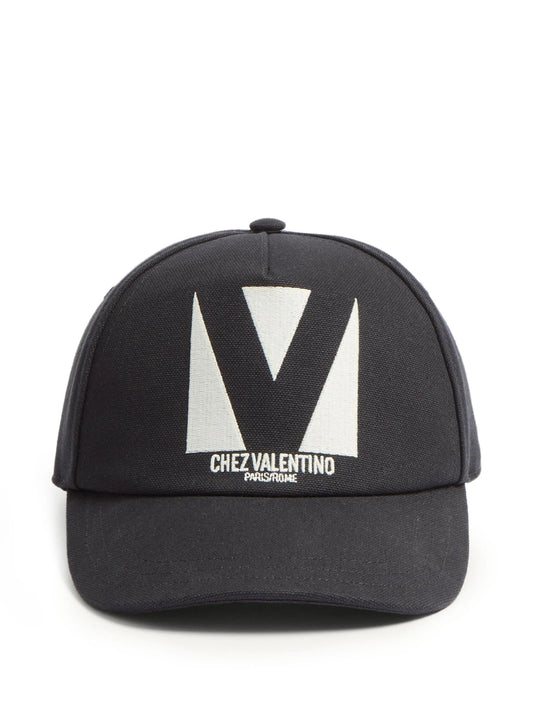 logo-embroidered baseball cap