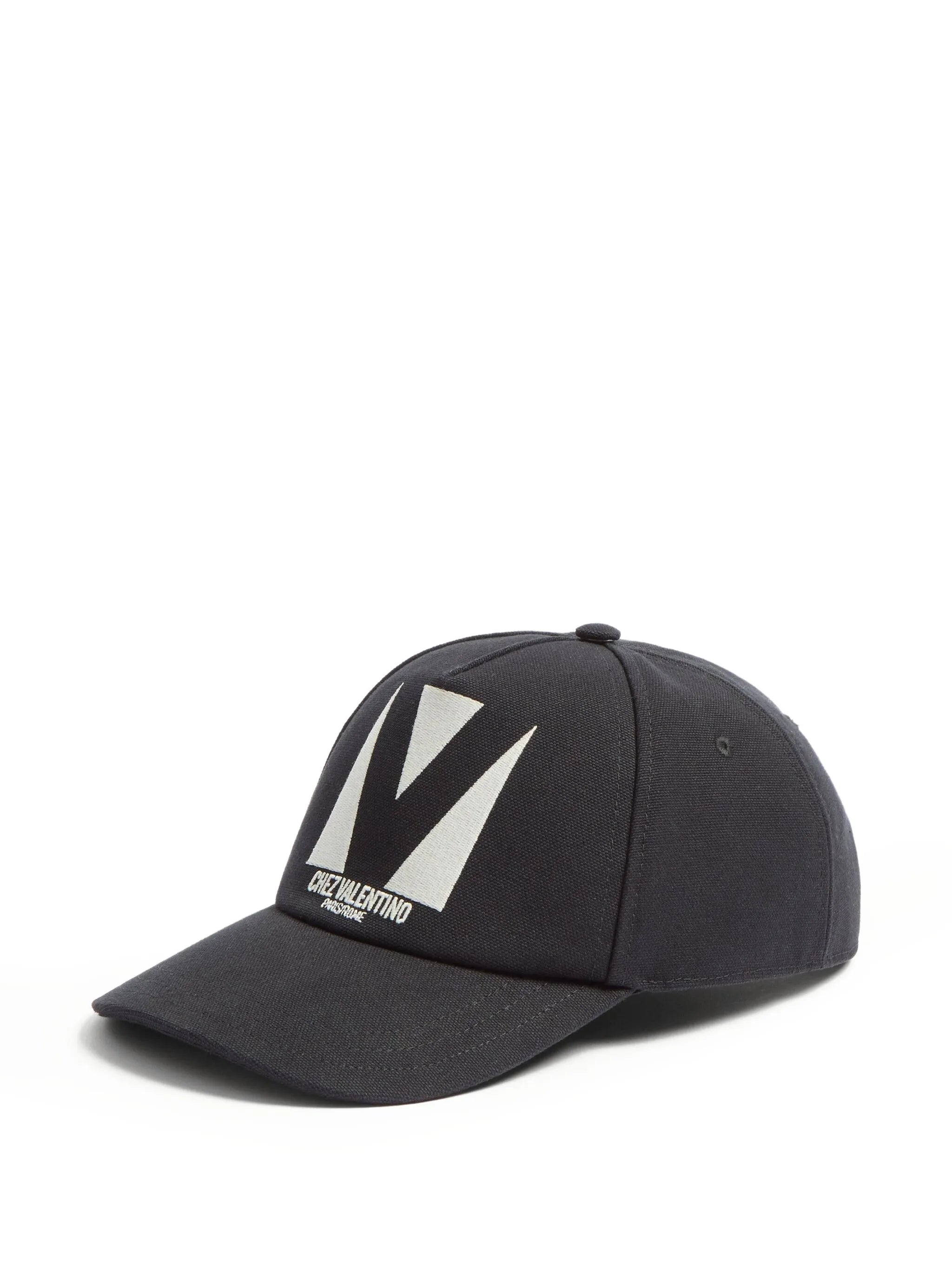 logo-embroidered baseball cap