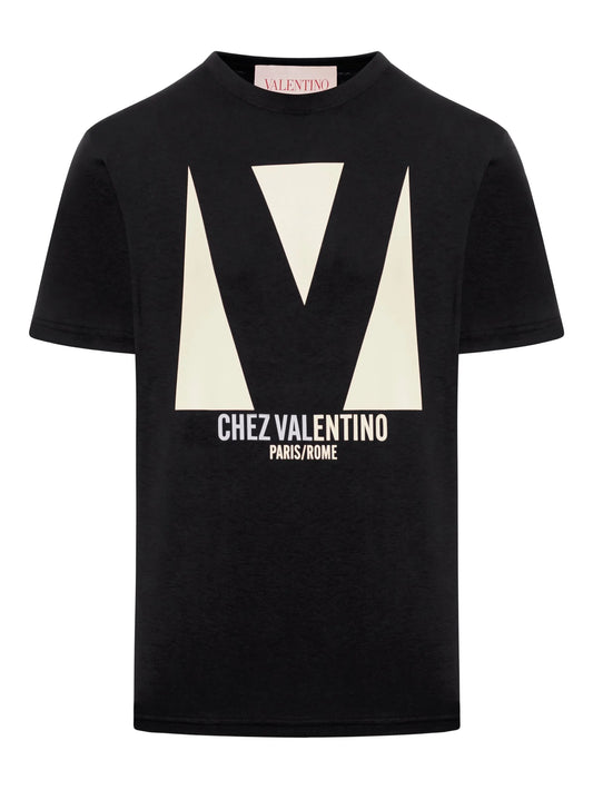 Chez-print T-shirt
