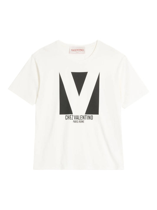 Chez-print T-shirt