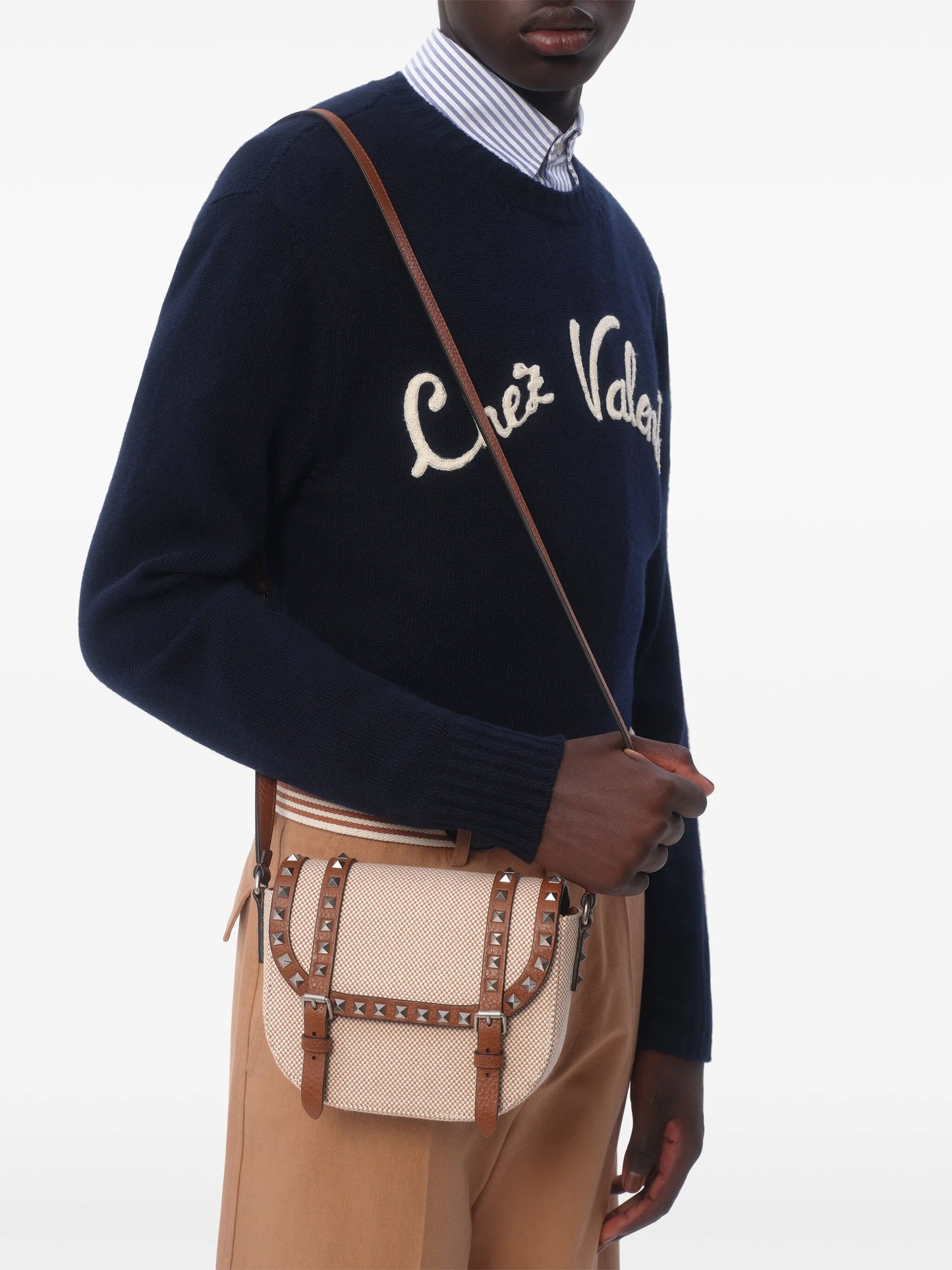 Chez-embroidered sweater