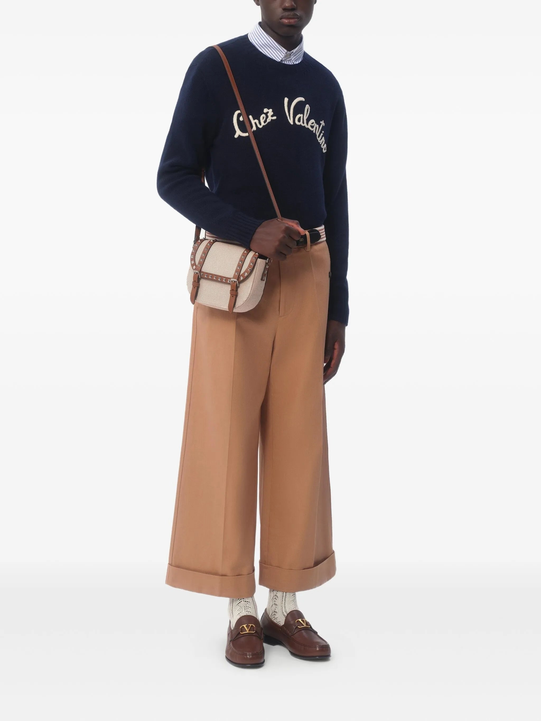 Chez-embroidered sweater