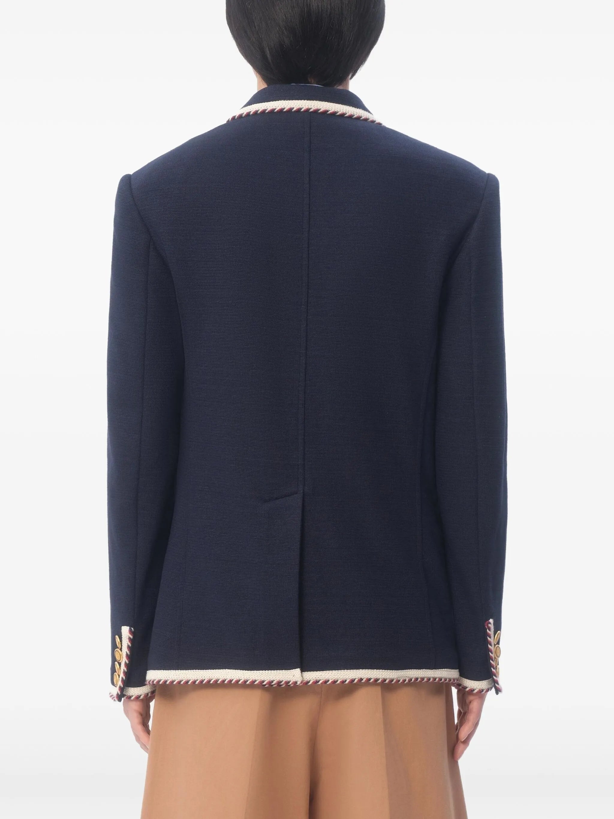 single-breasted blazer