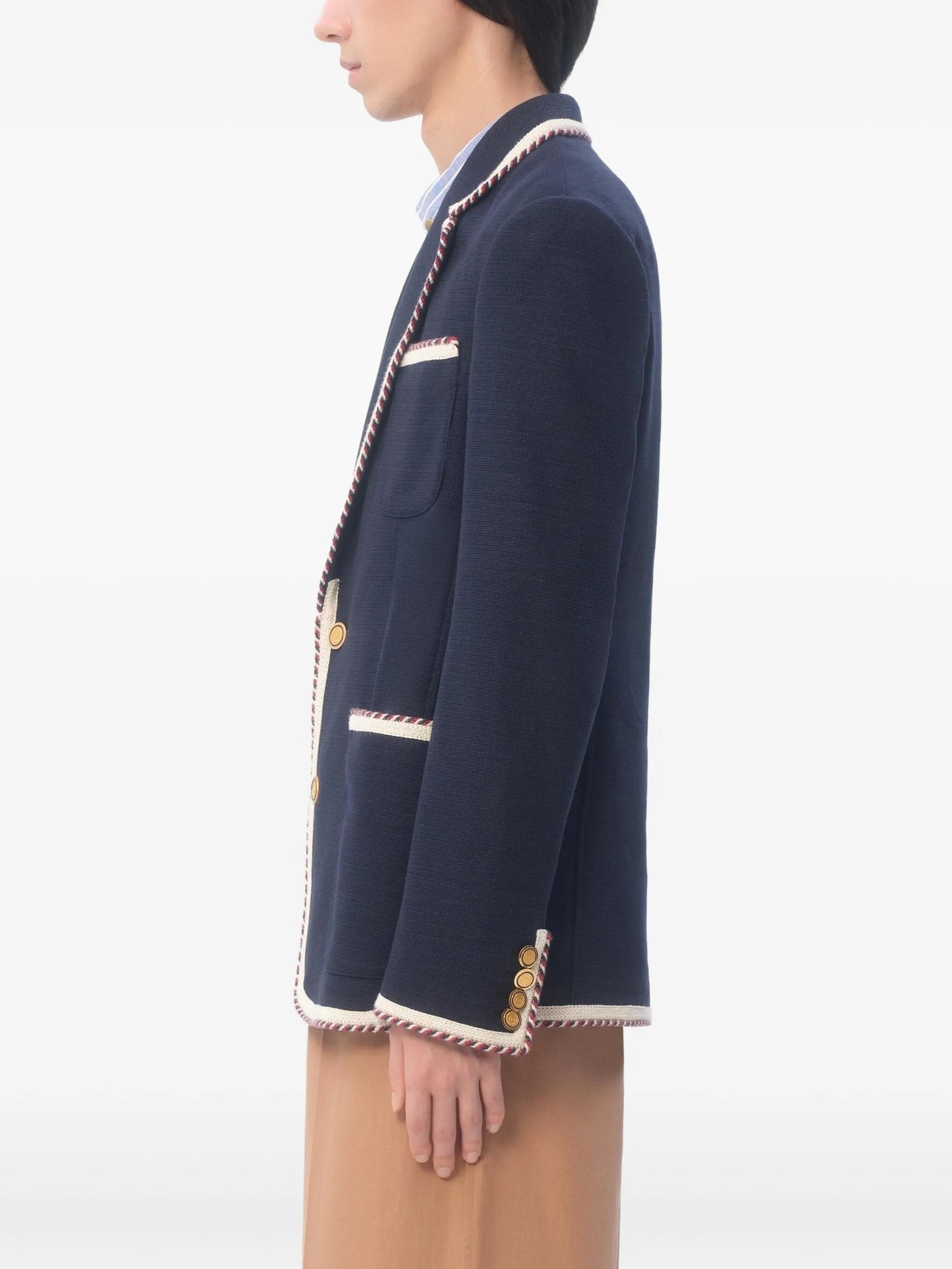 single-breasted blazer