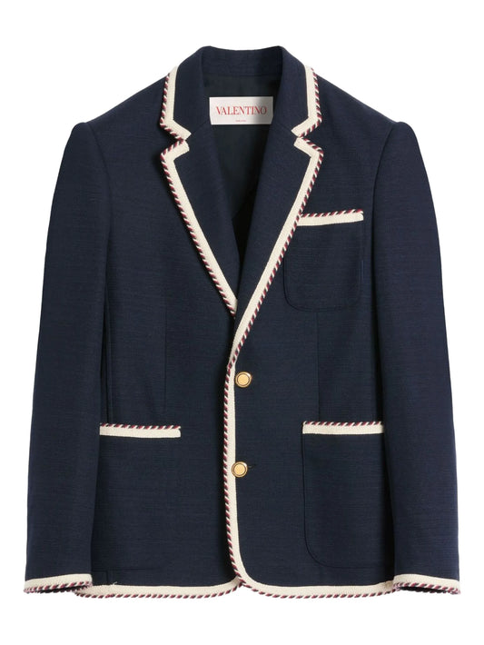single-breasted blazer