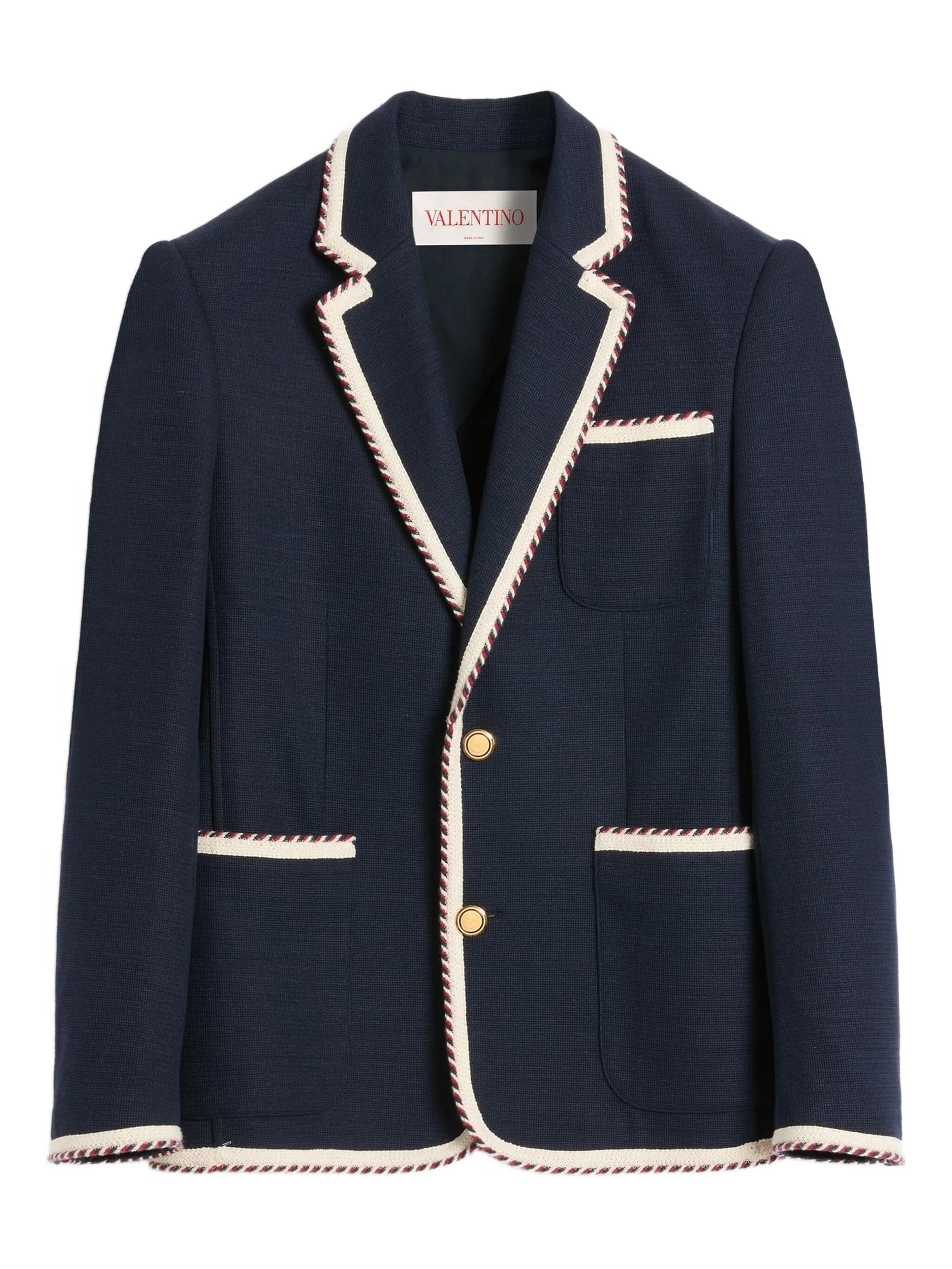 single-breasted blazer