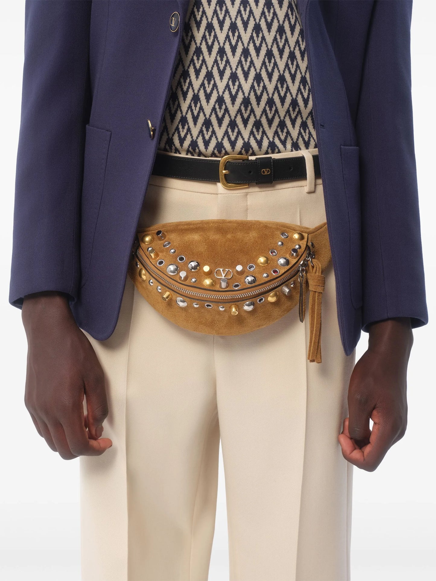 single-breasted gabardine jacket
