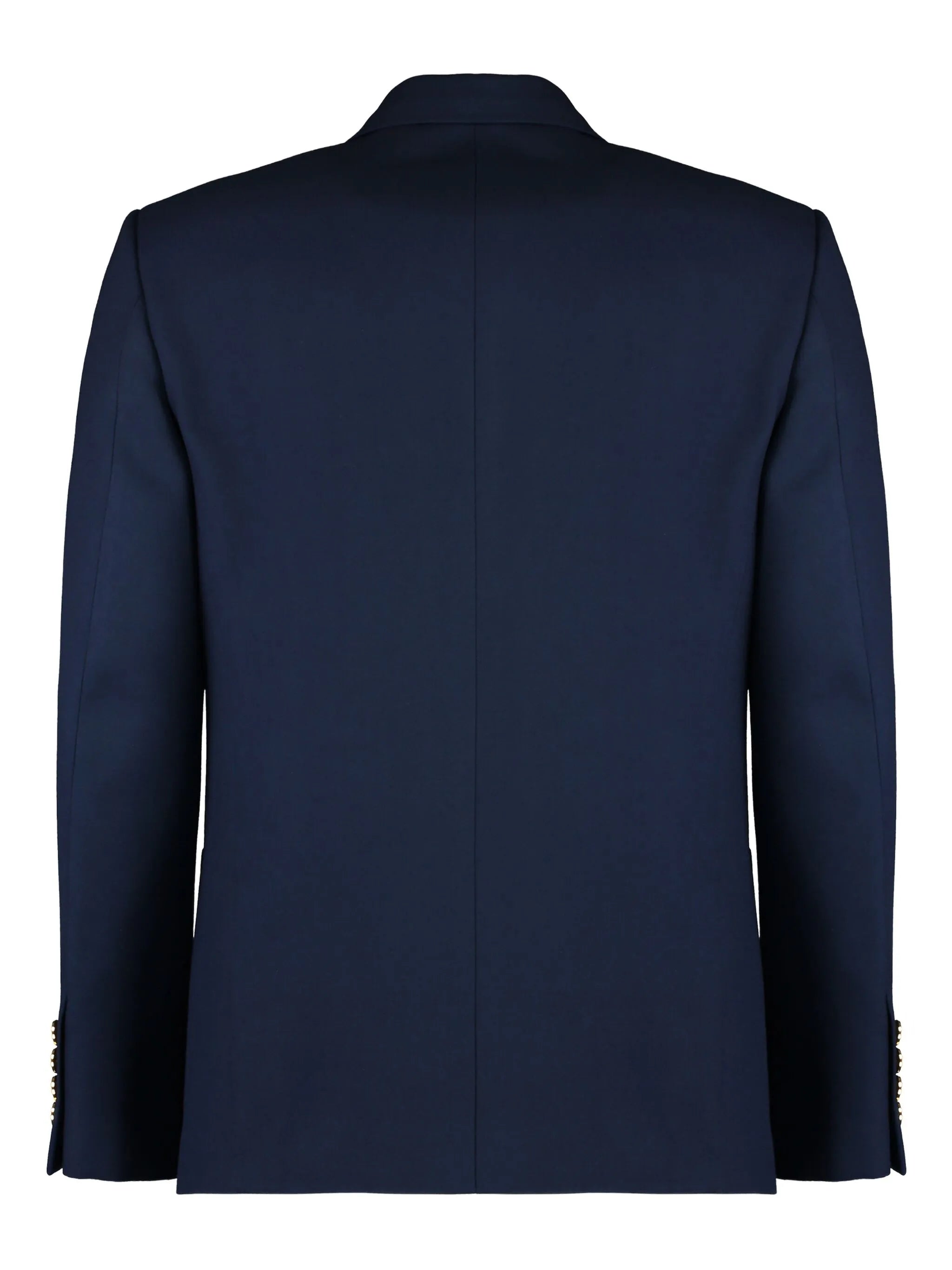 single-breasted gabardine jacket