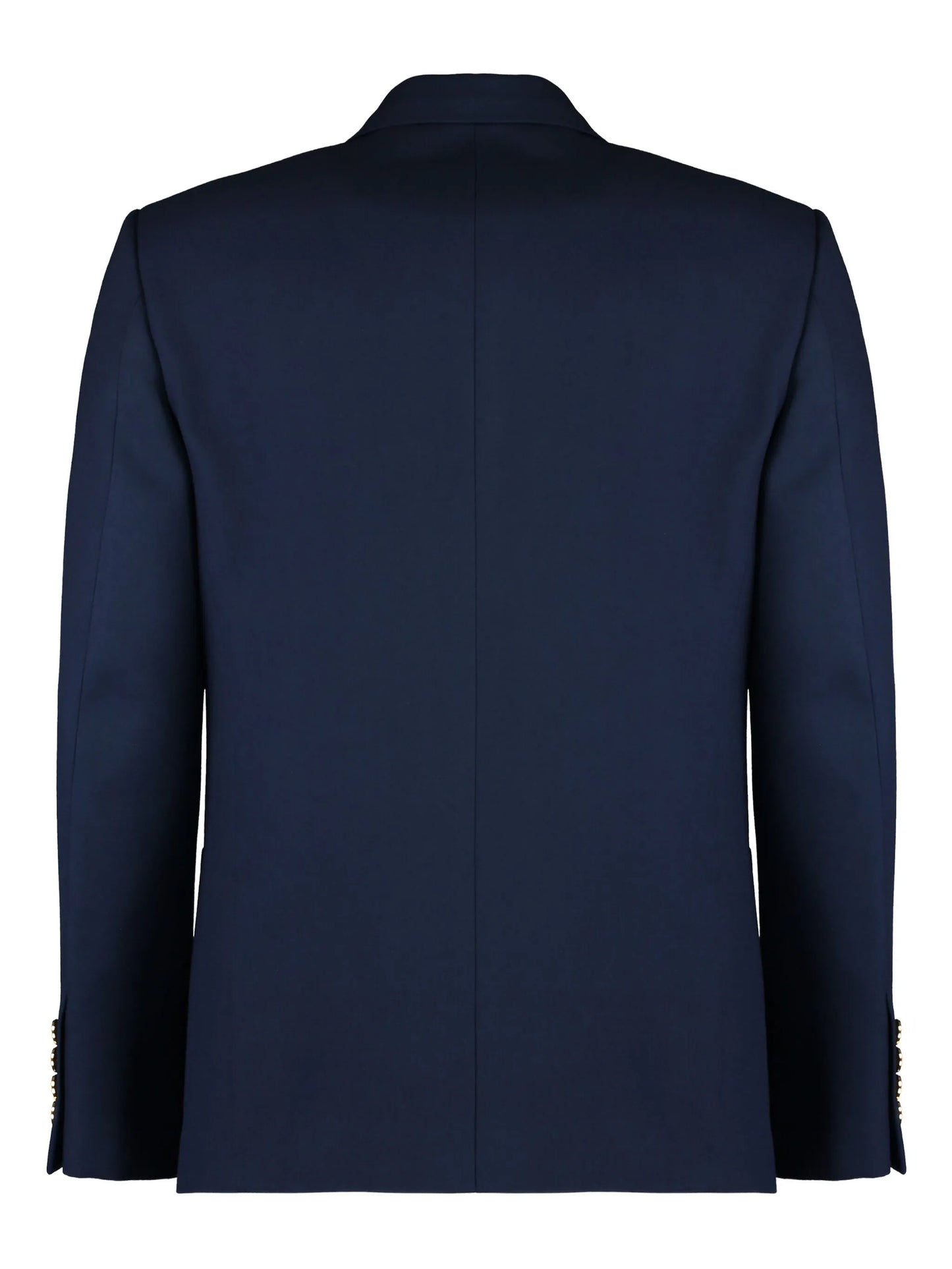 single-breasted gabardine jacket