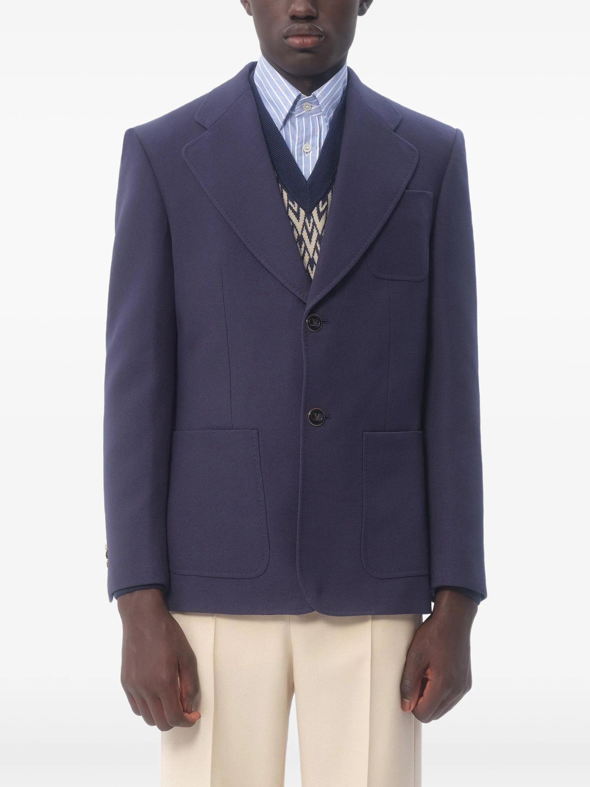 single-breasted jacket