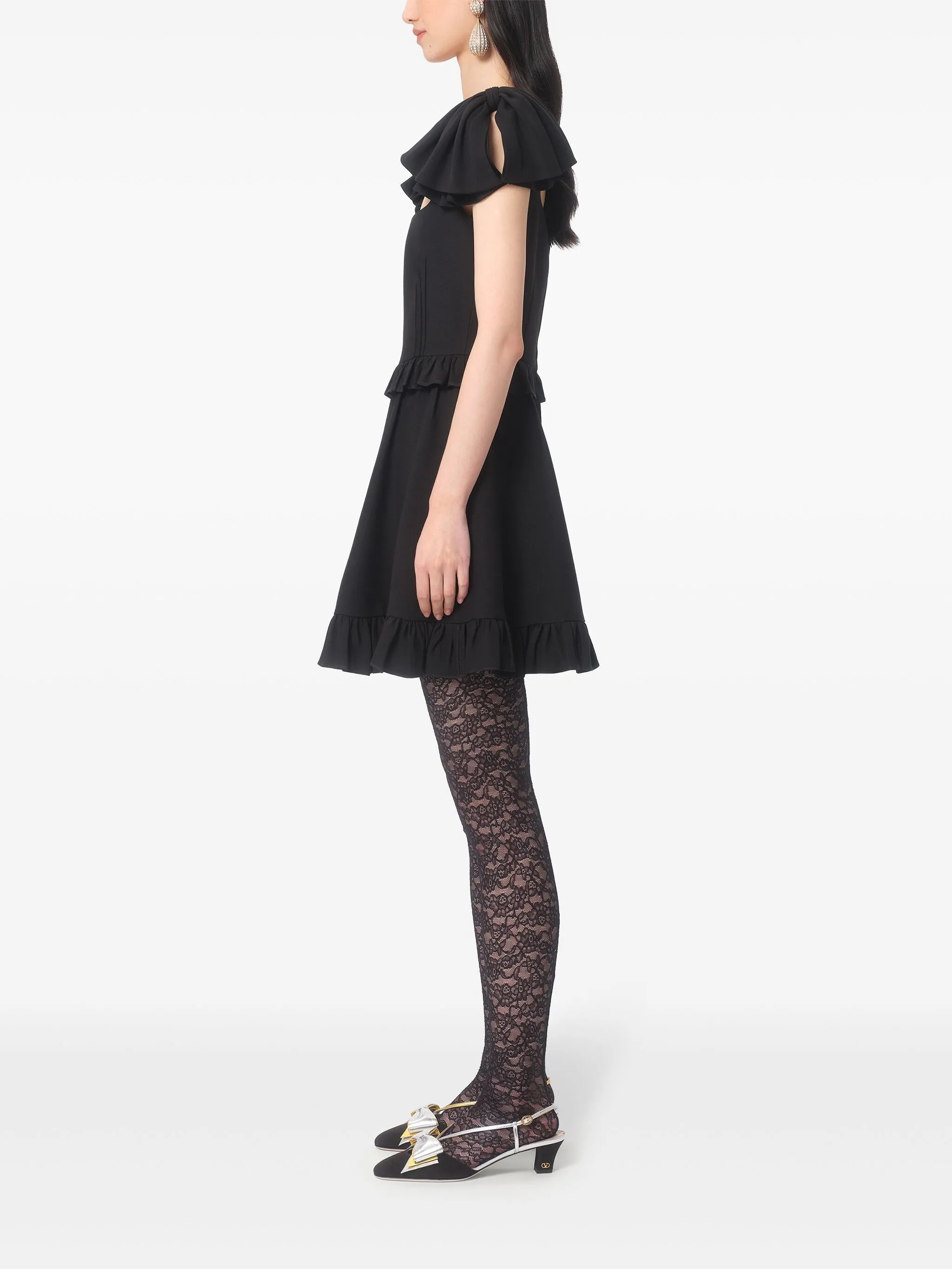 Crepe Couture mini dress - Thumbnail 4