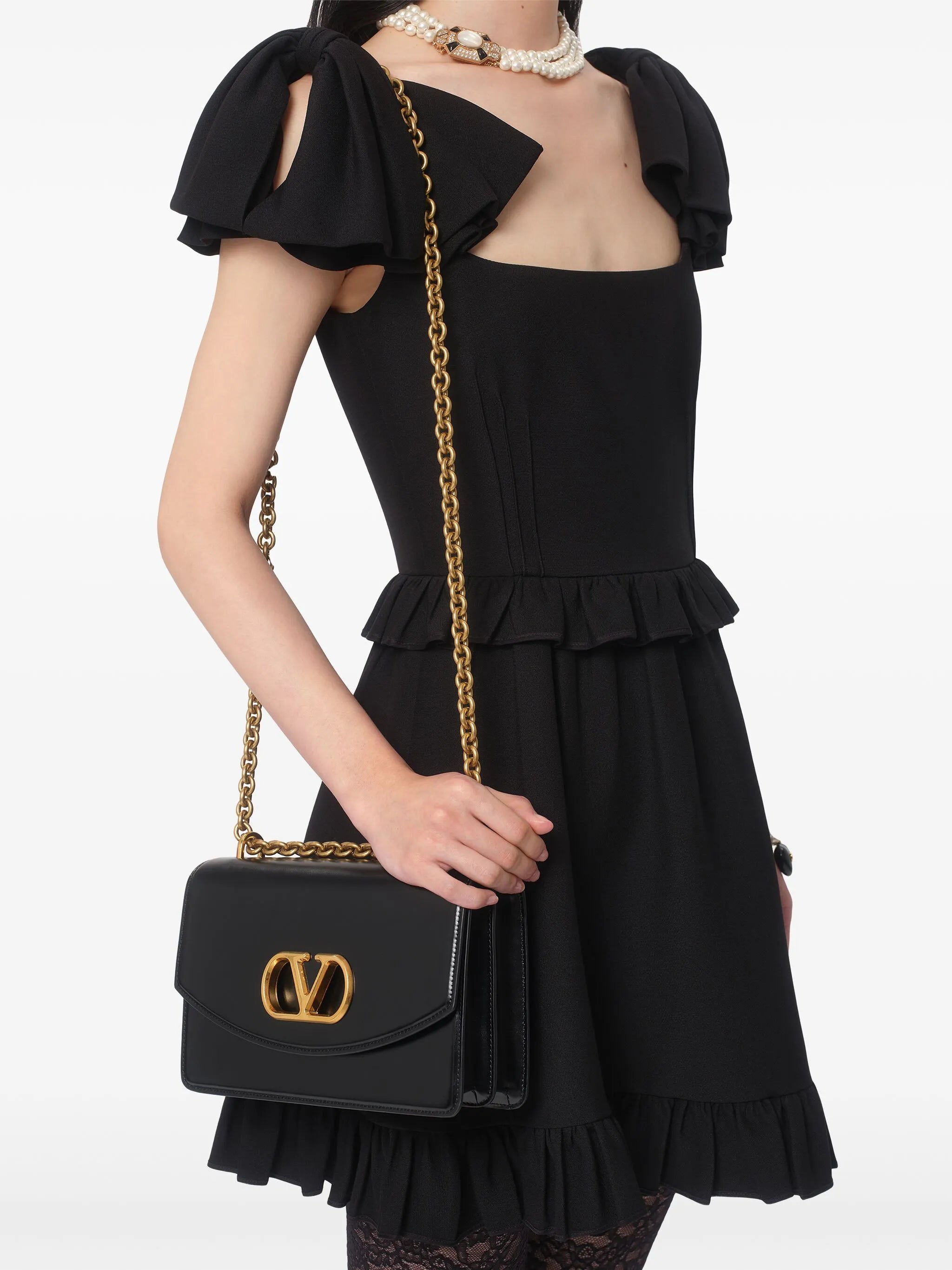 Crepe Couture mini dress - Thumbnail 6