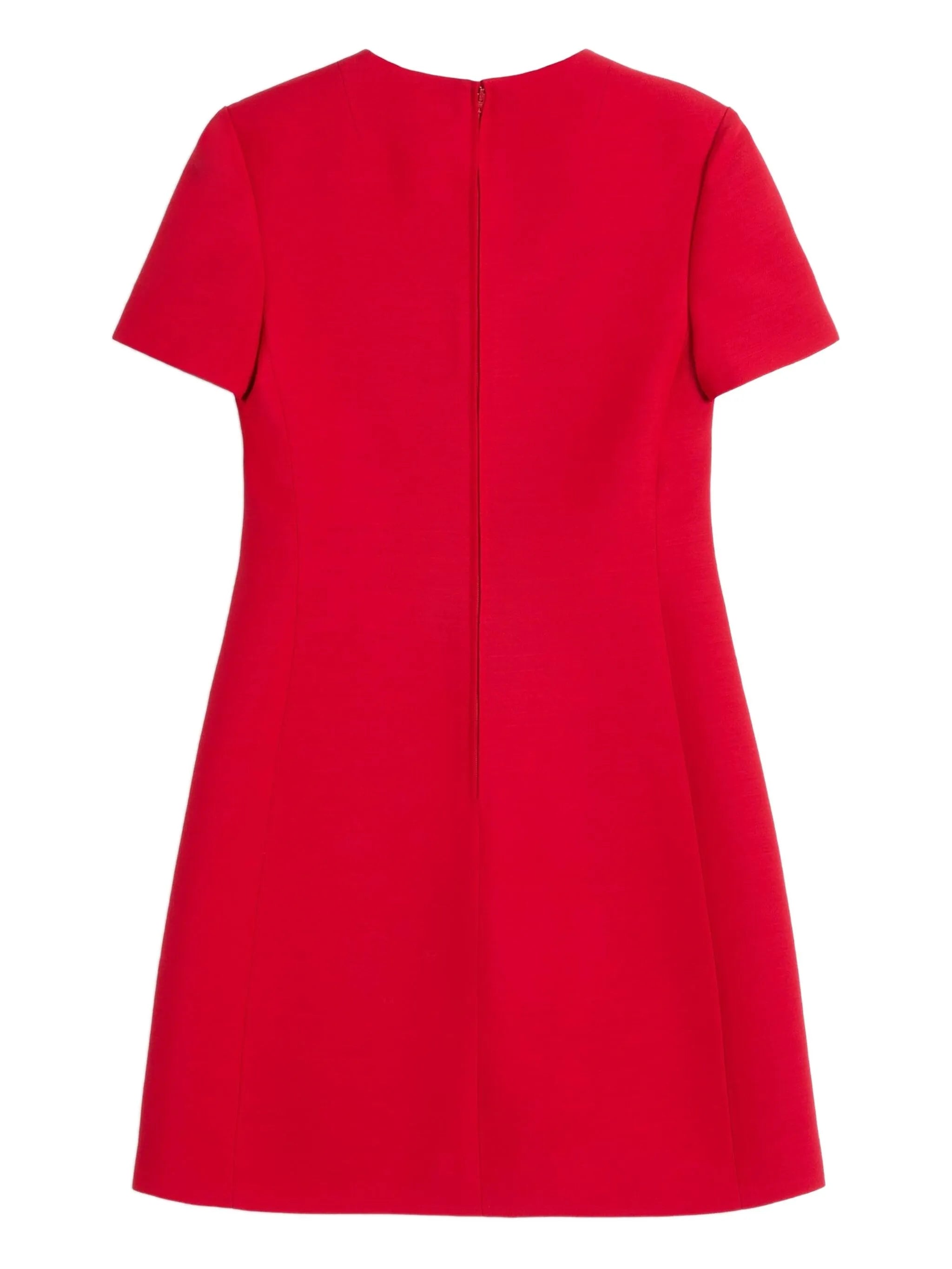 crepe couture mini dress