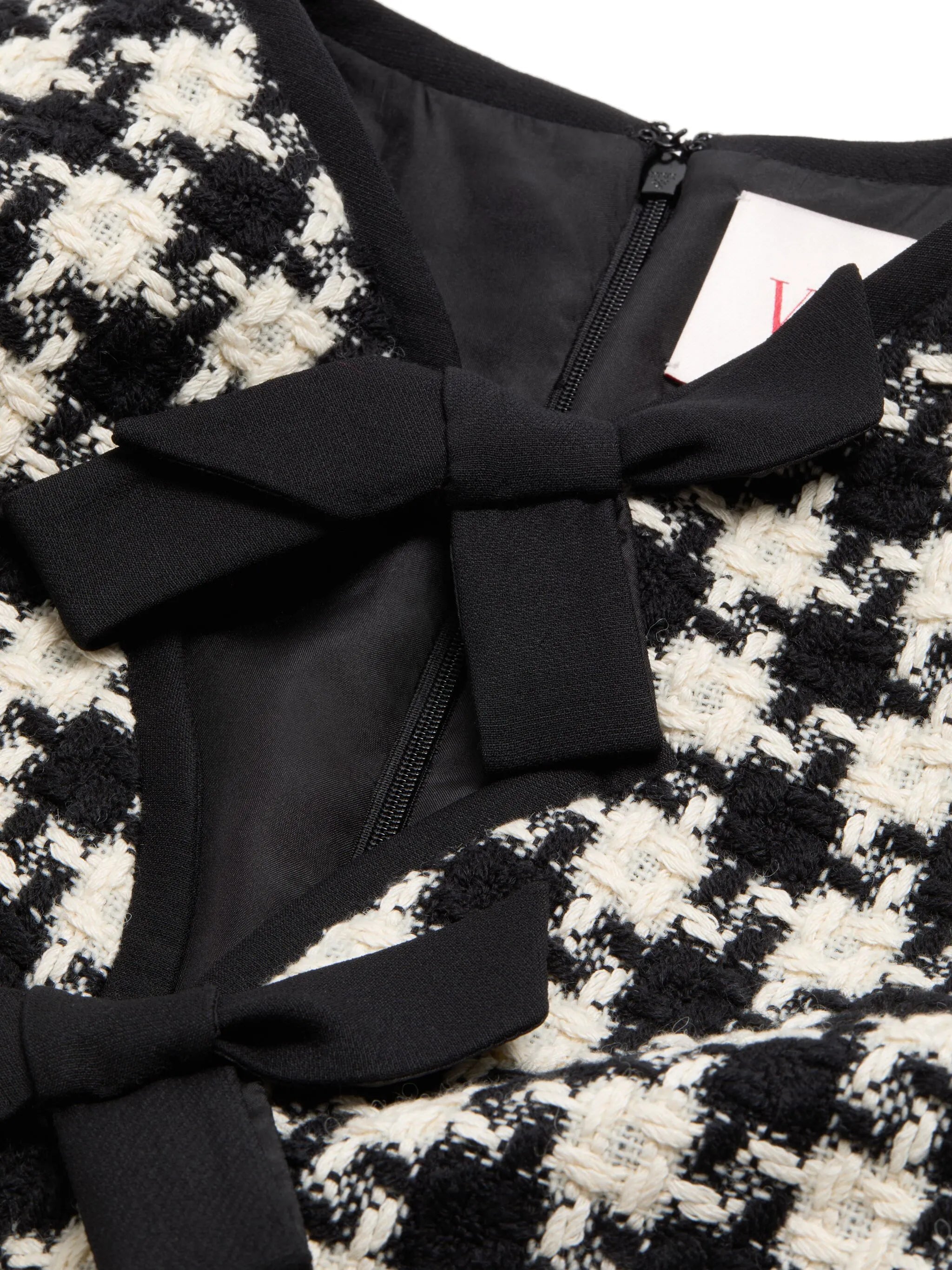 Damier Light tweed mini dress