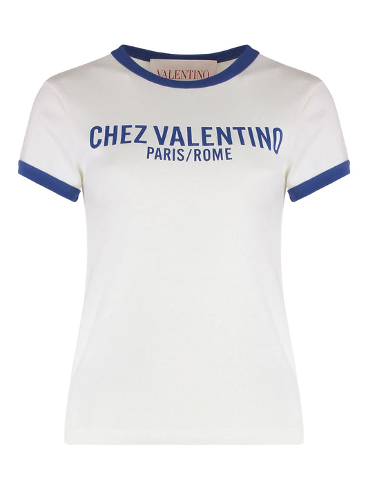 Chez-print T-shirt