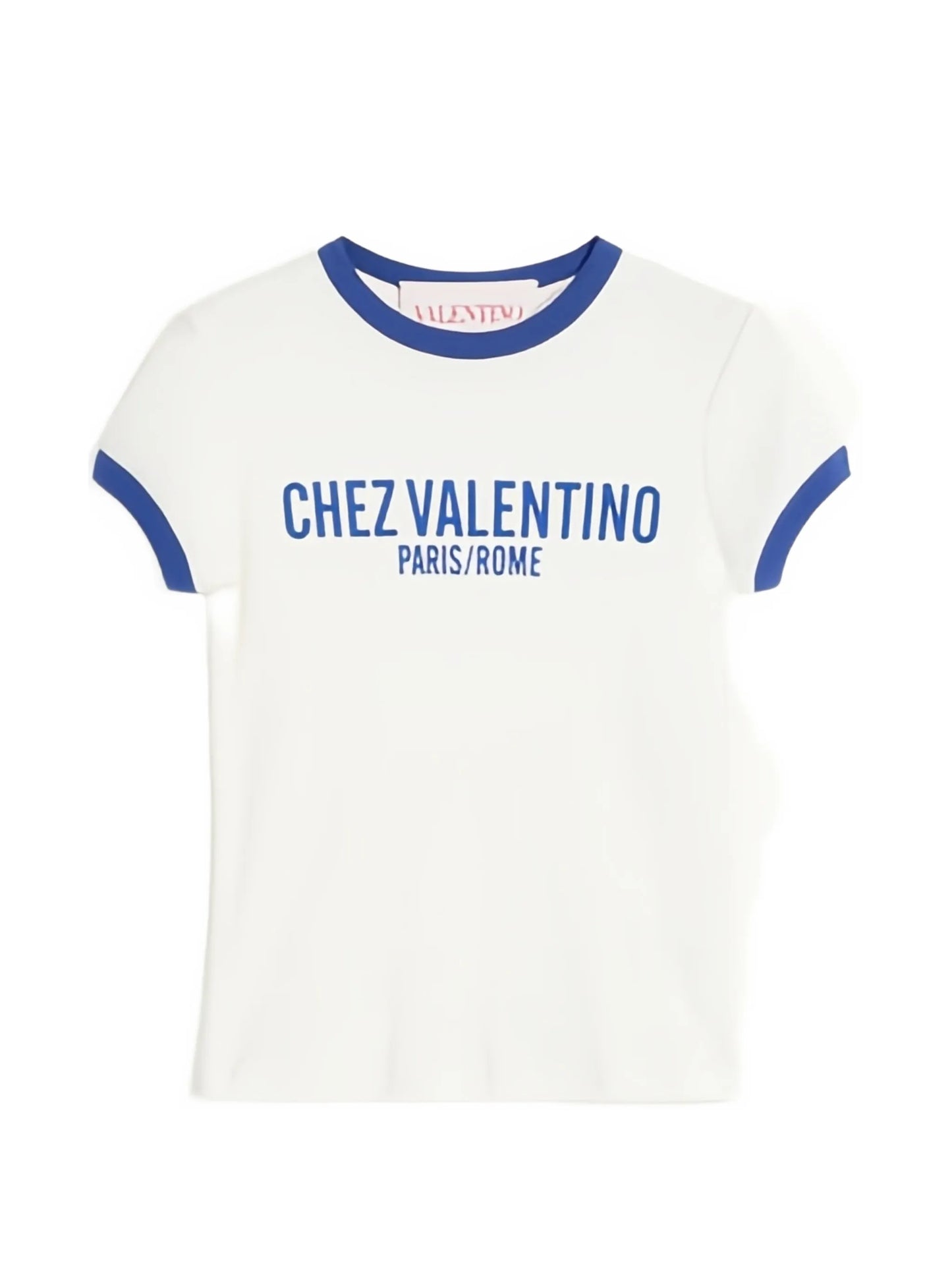 Chez Valentino-print T-shirt