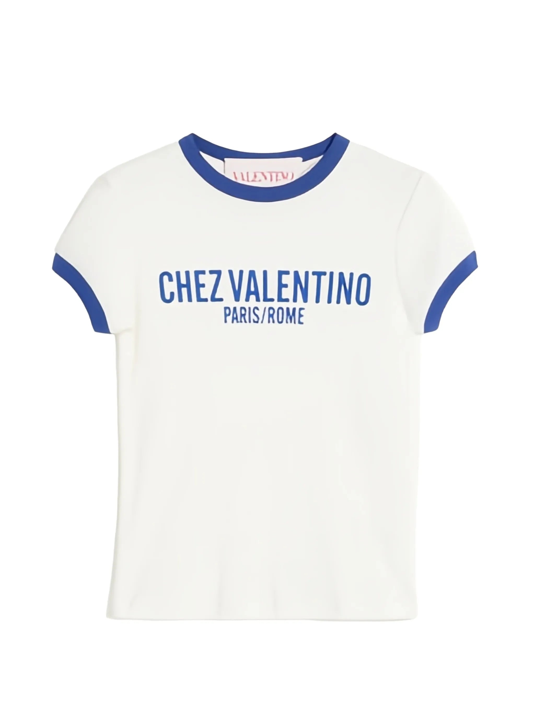 Chez Valentino-print T-shirt