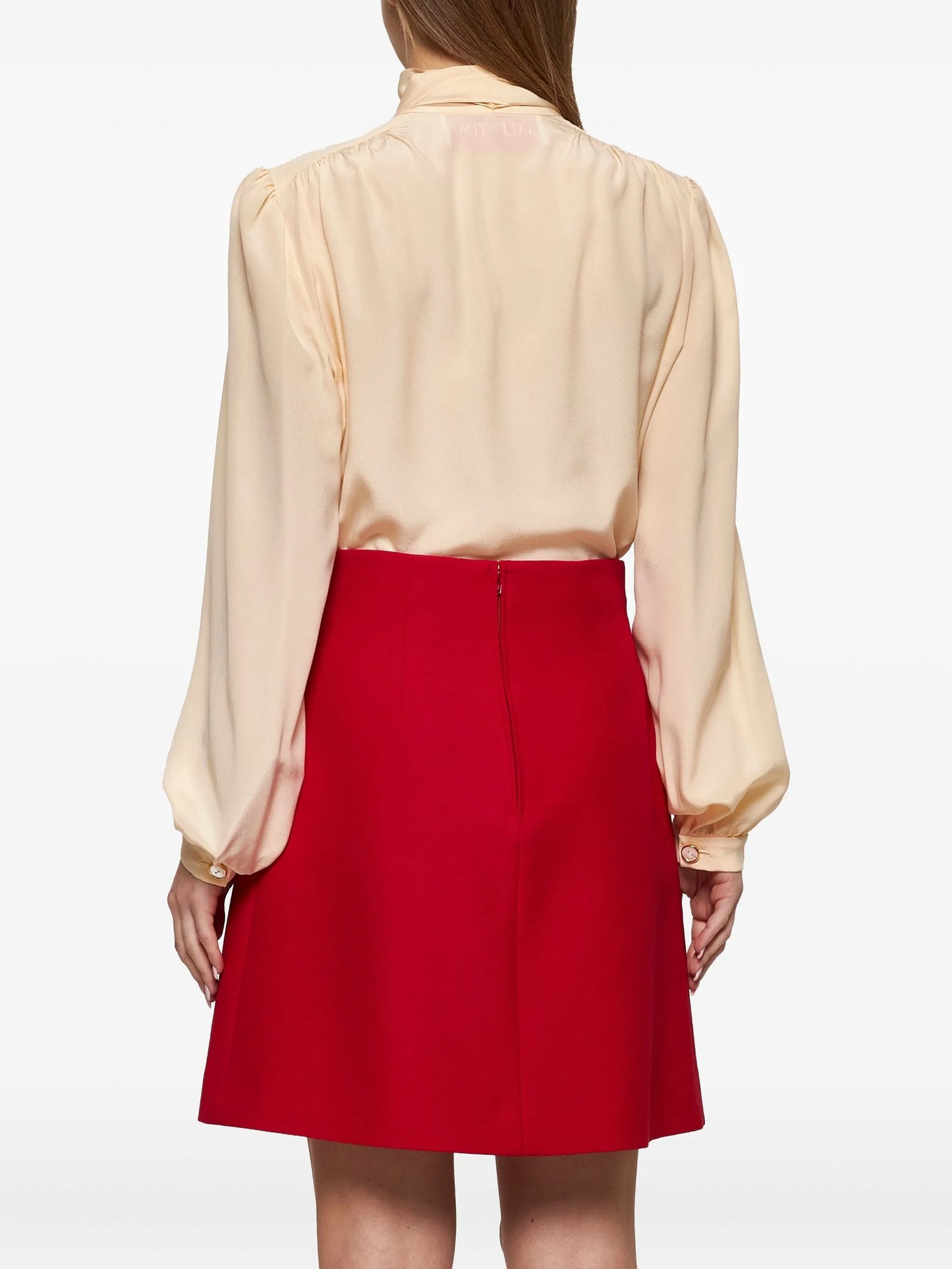 Crepe Couture A-line skirt