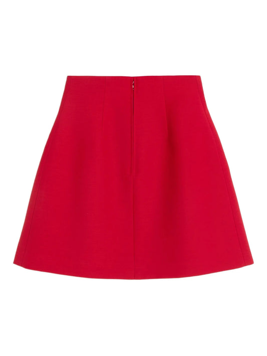 Crepe Couture A-line skirt