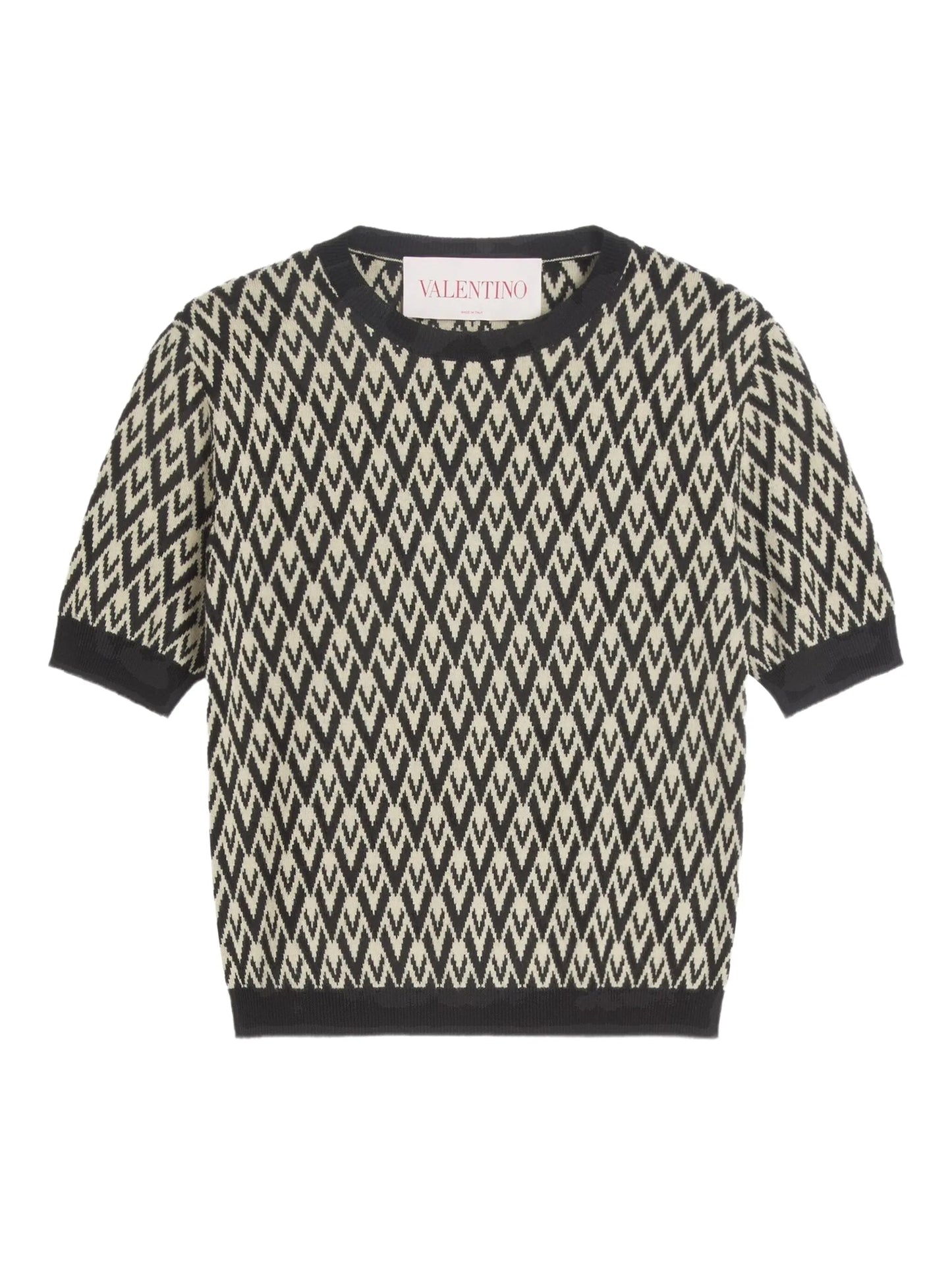 Toute La V jacquard sweater