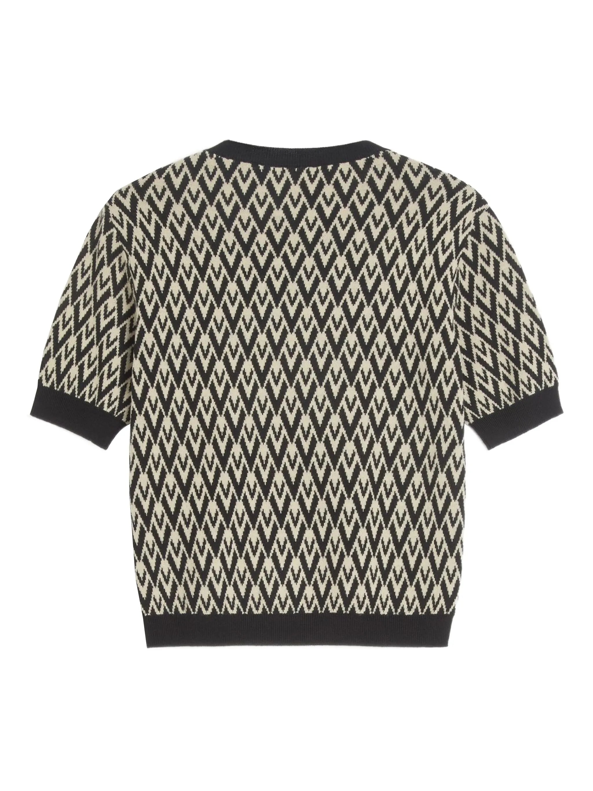 geometric-pattern T-shirt