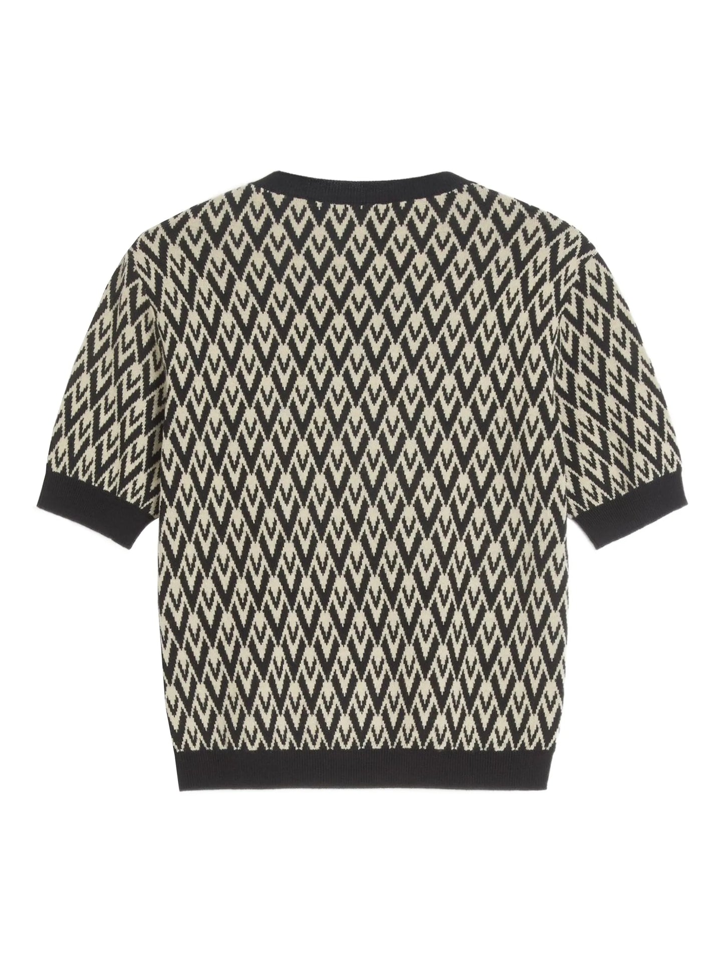 geometric-pattern T-shirt