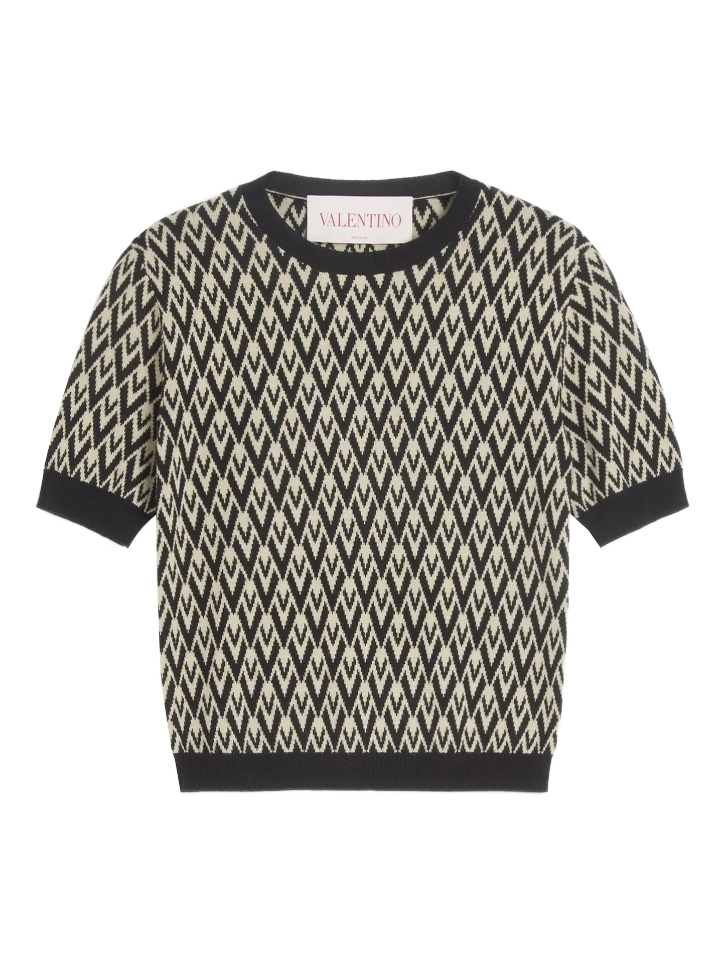 geometric-pattern T-shirt