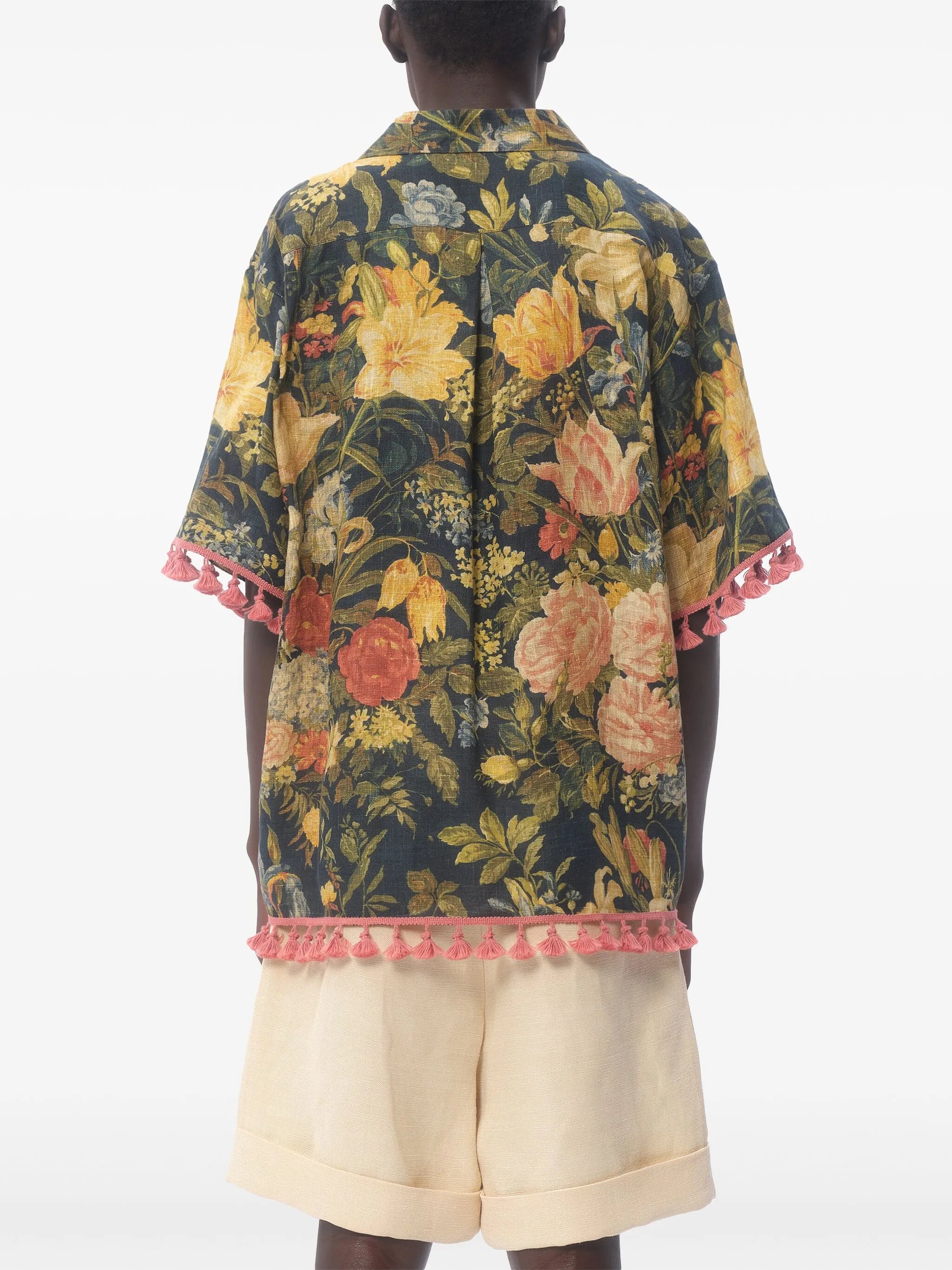 Apres L'Hiver linen bowling shirt