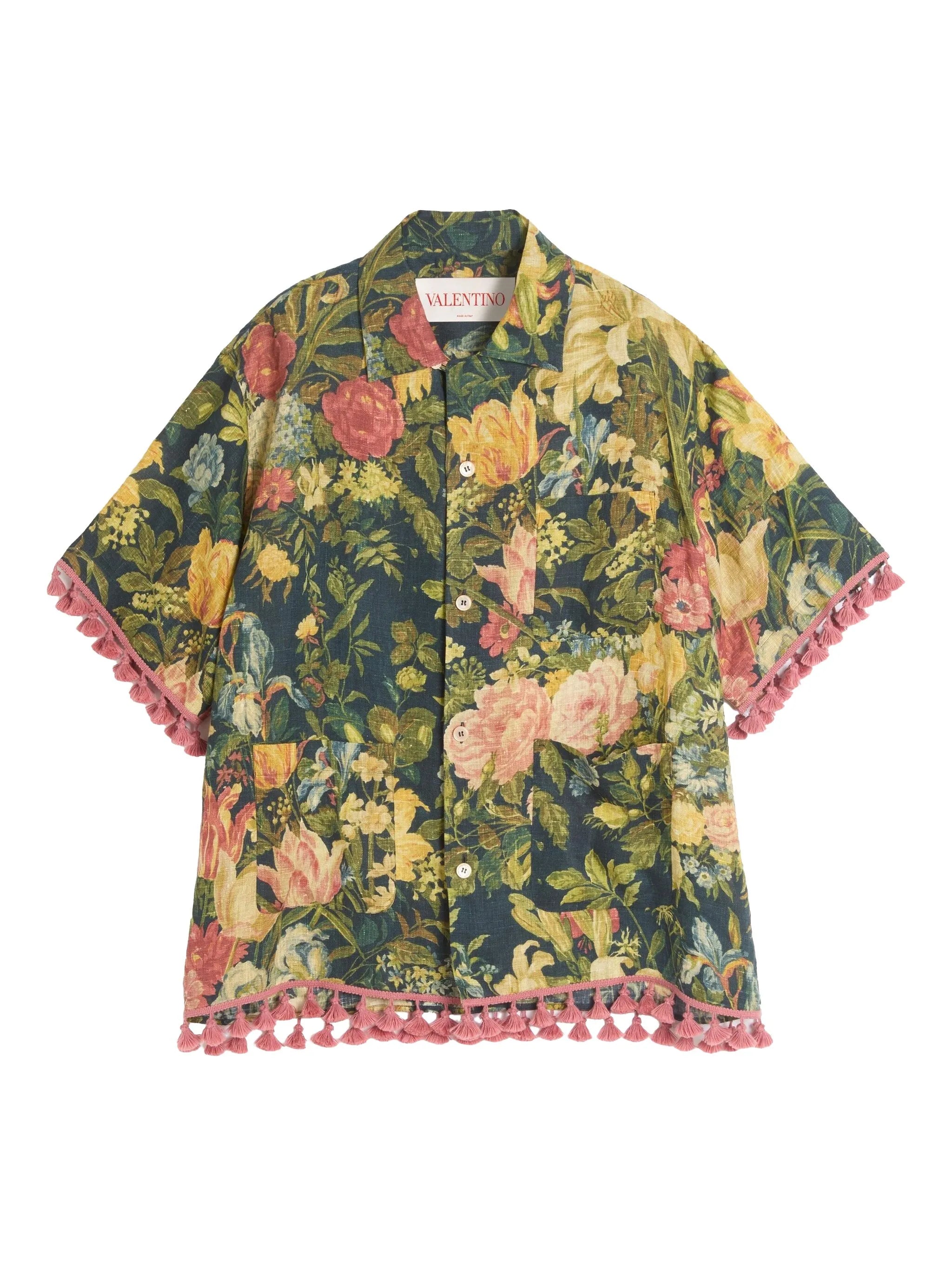Apres L'Hiver linen bowling shirt