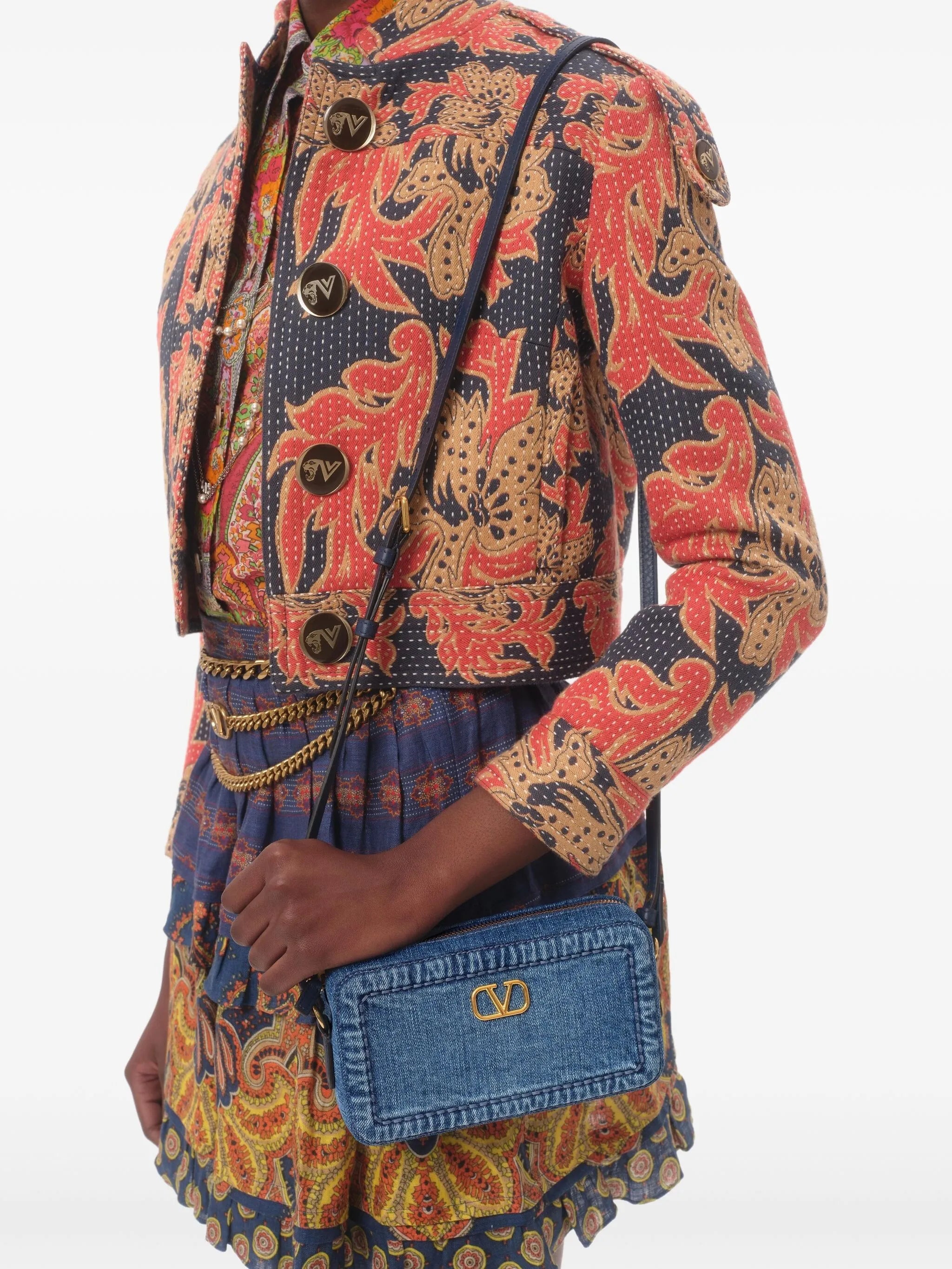 mini Alltime denim shoulder bag