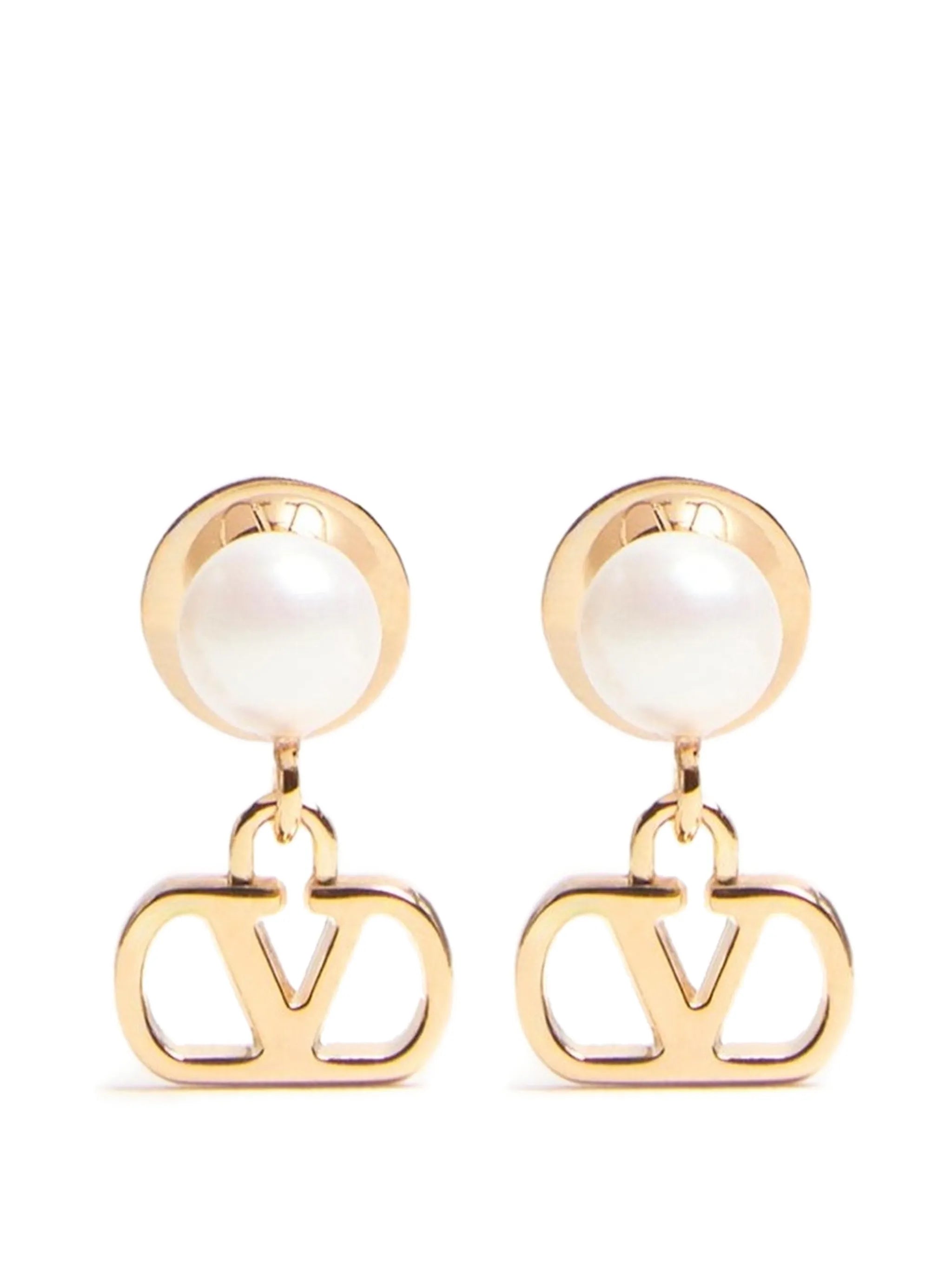 VLogo earrings