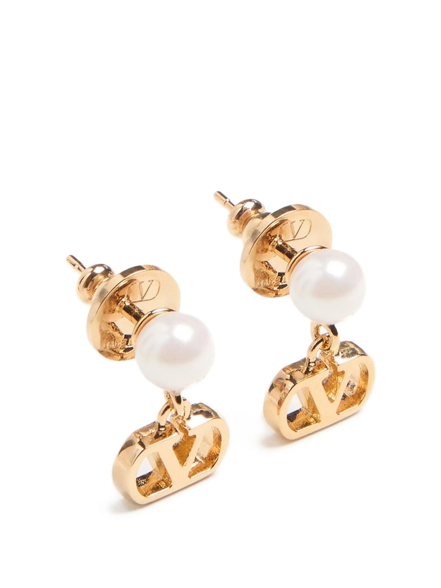 VLogo earrings