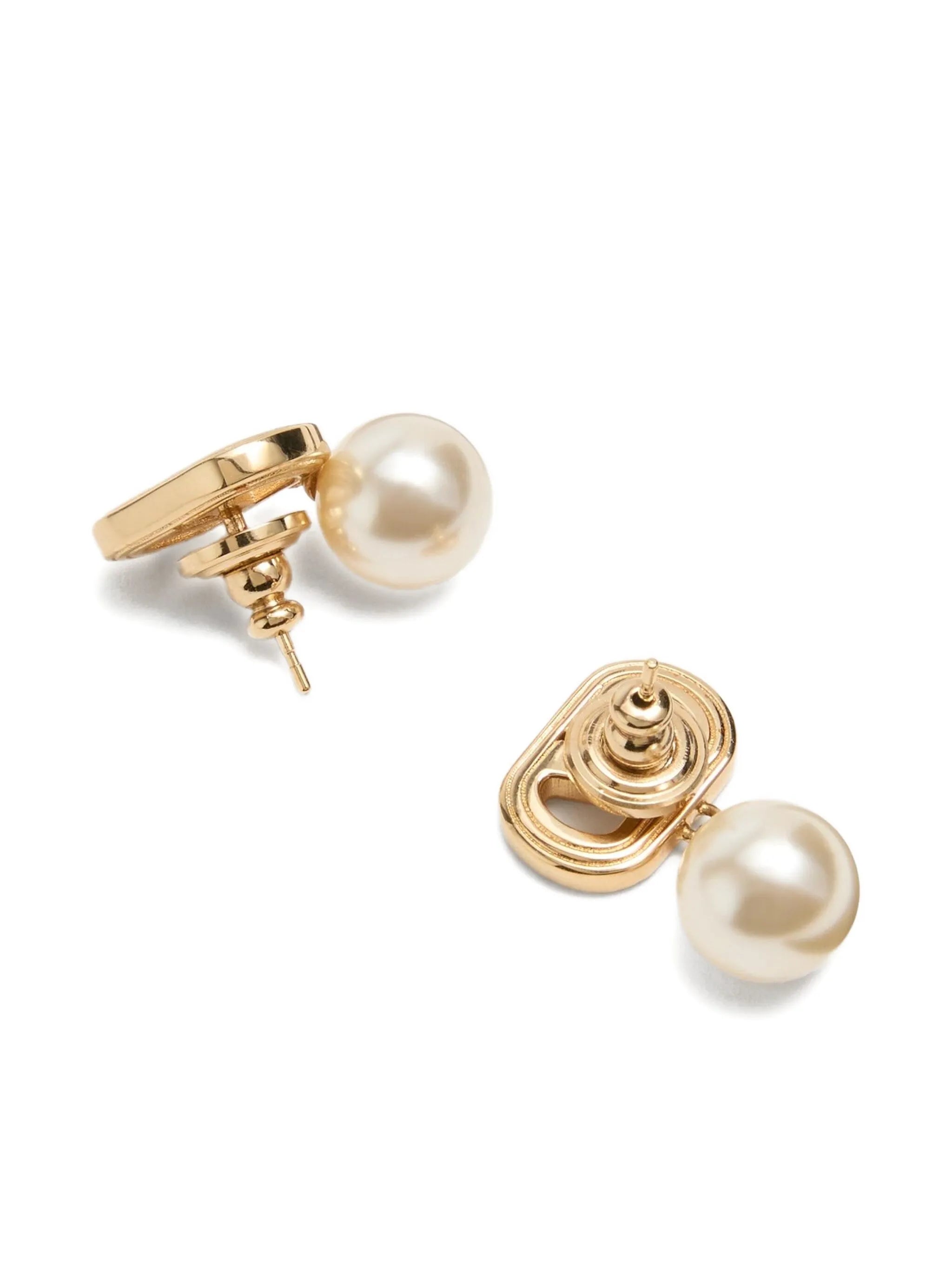 Ovalette drop earrings