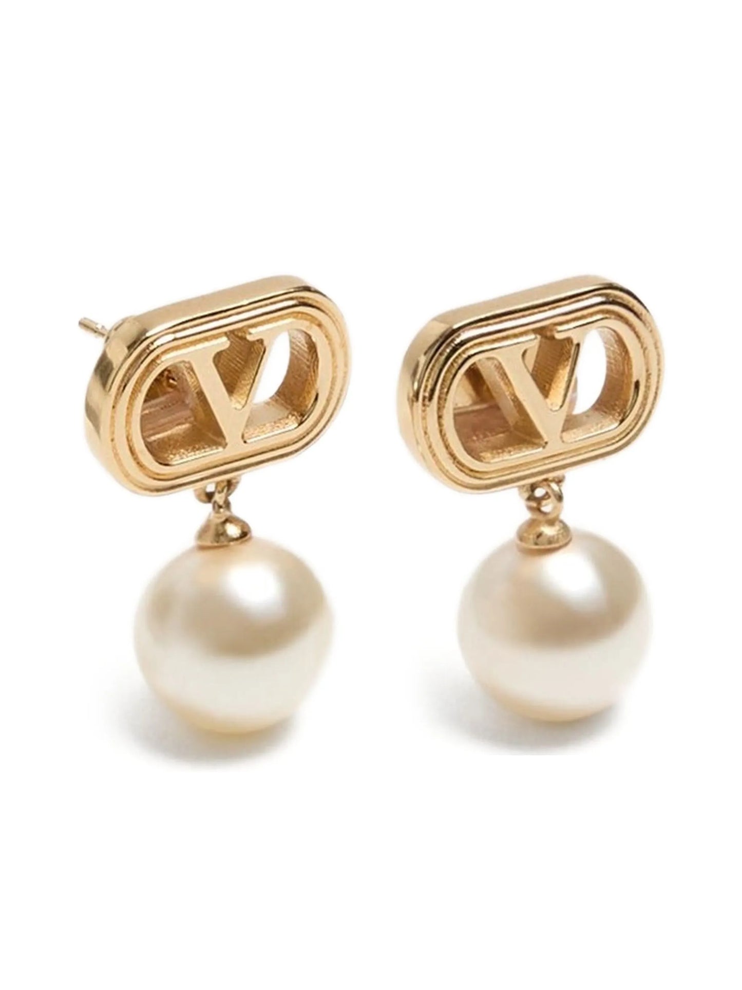 Ovalette drop earrings