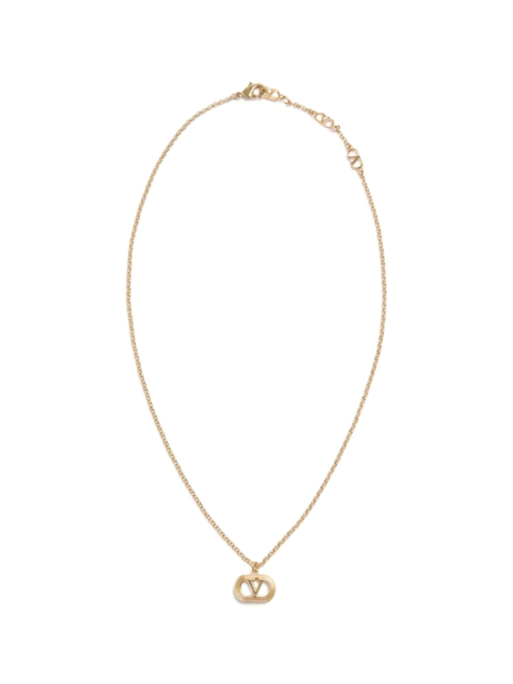 Ovalette metal necklace