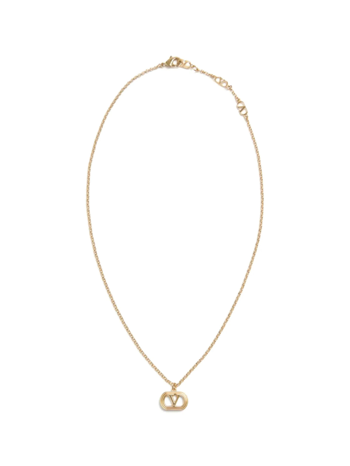 Ovalette metal necklace