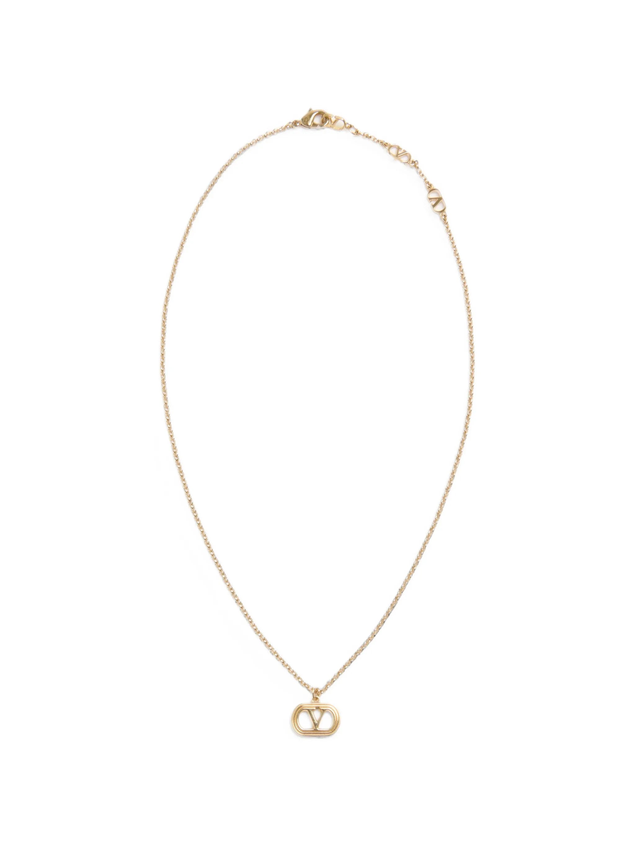 Ovalette metal necklace