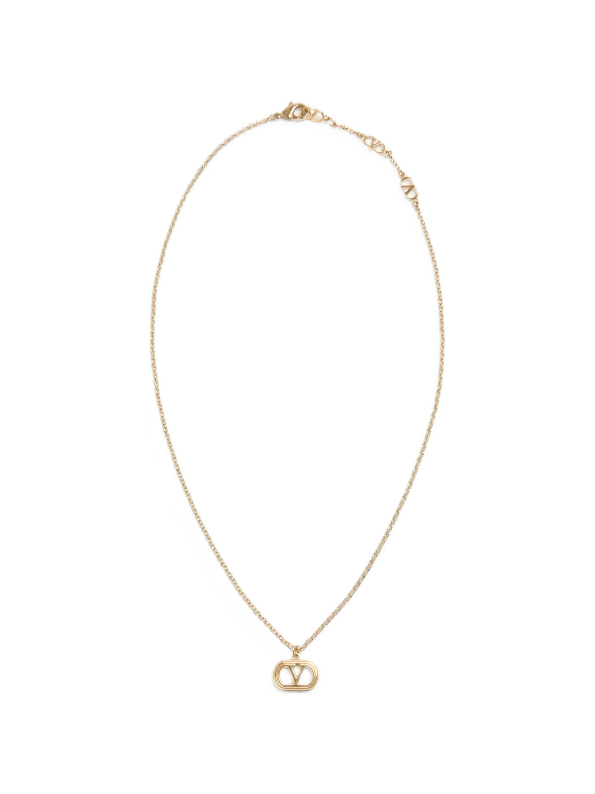 Ovalette metal necklace