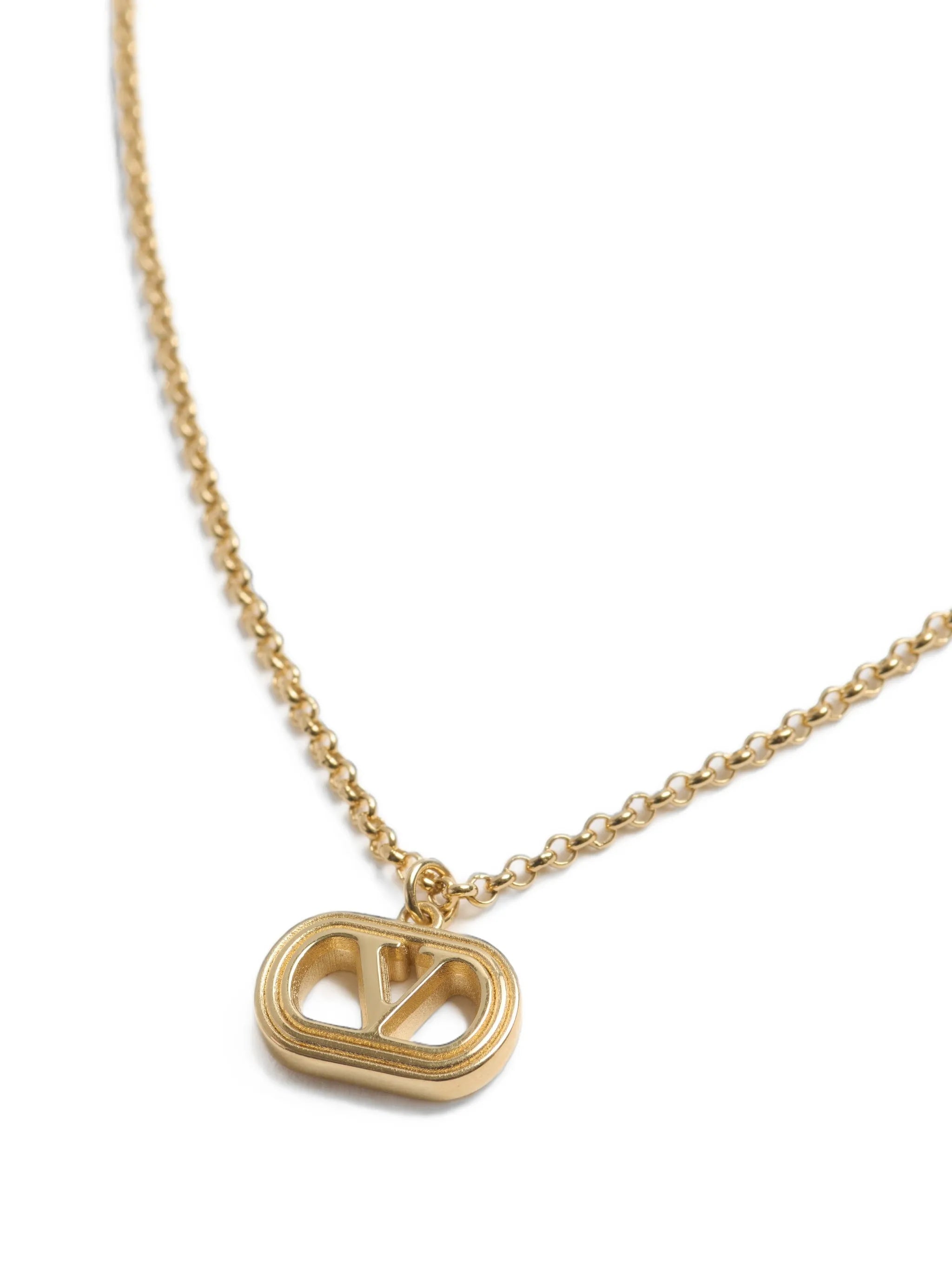 Ovalette metal necklace