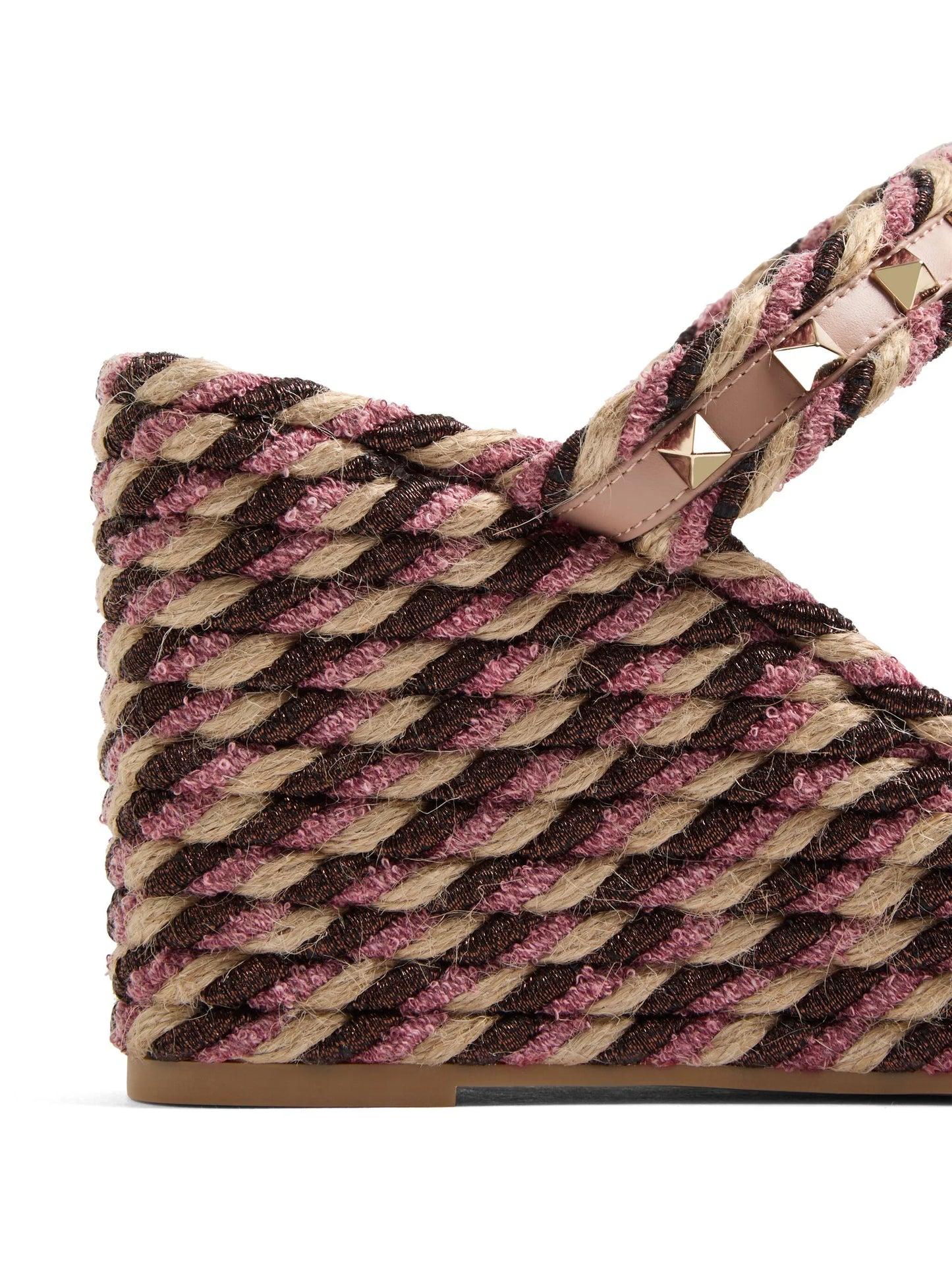 90mm Rockstud wedge sandals
