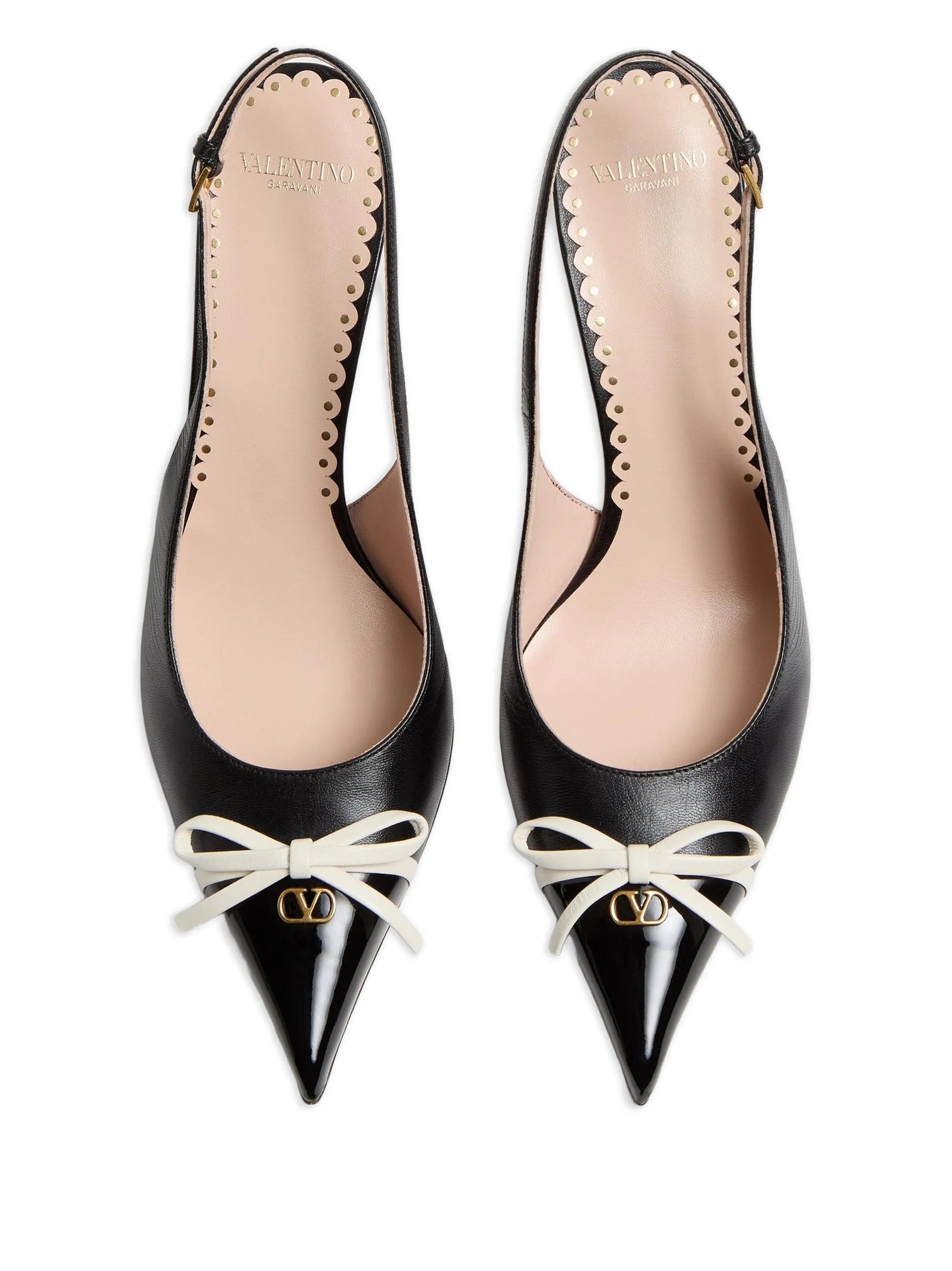 80mm Bepointy slingback pumps