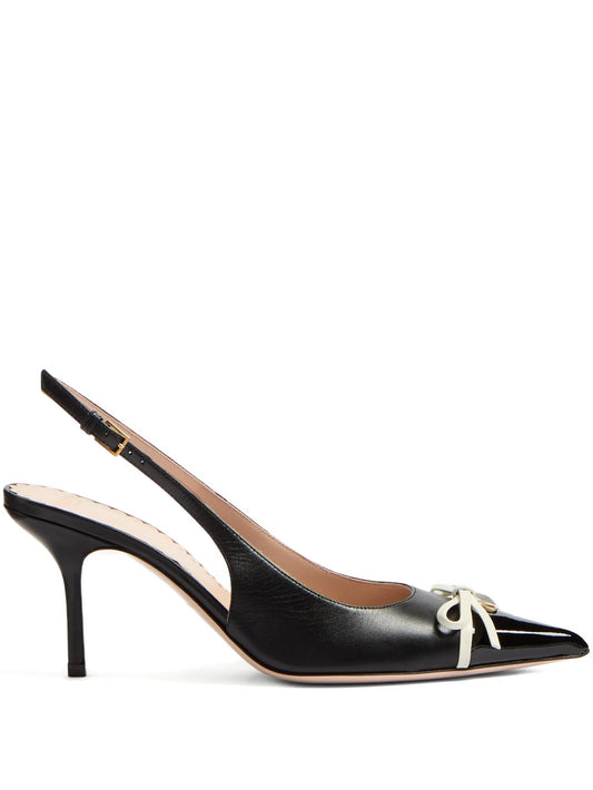 80mm Bepointy slingback pumps