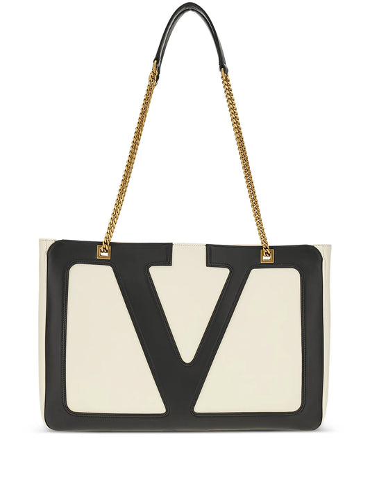 medium Viva Superstar leather tote bag