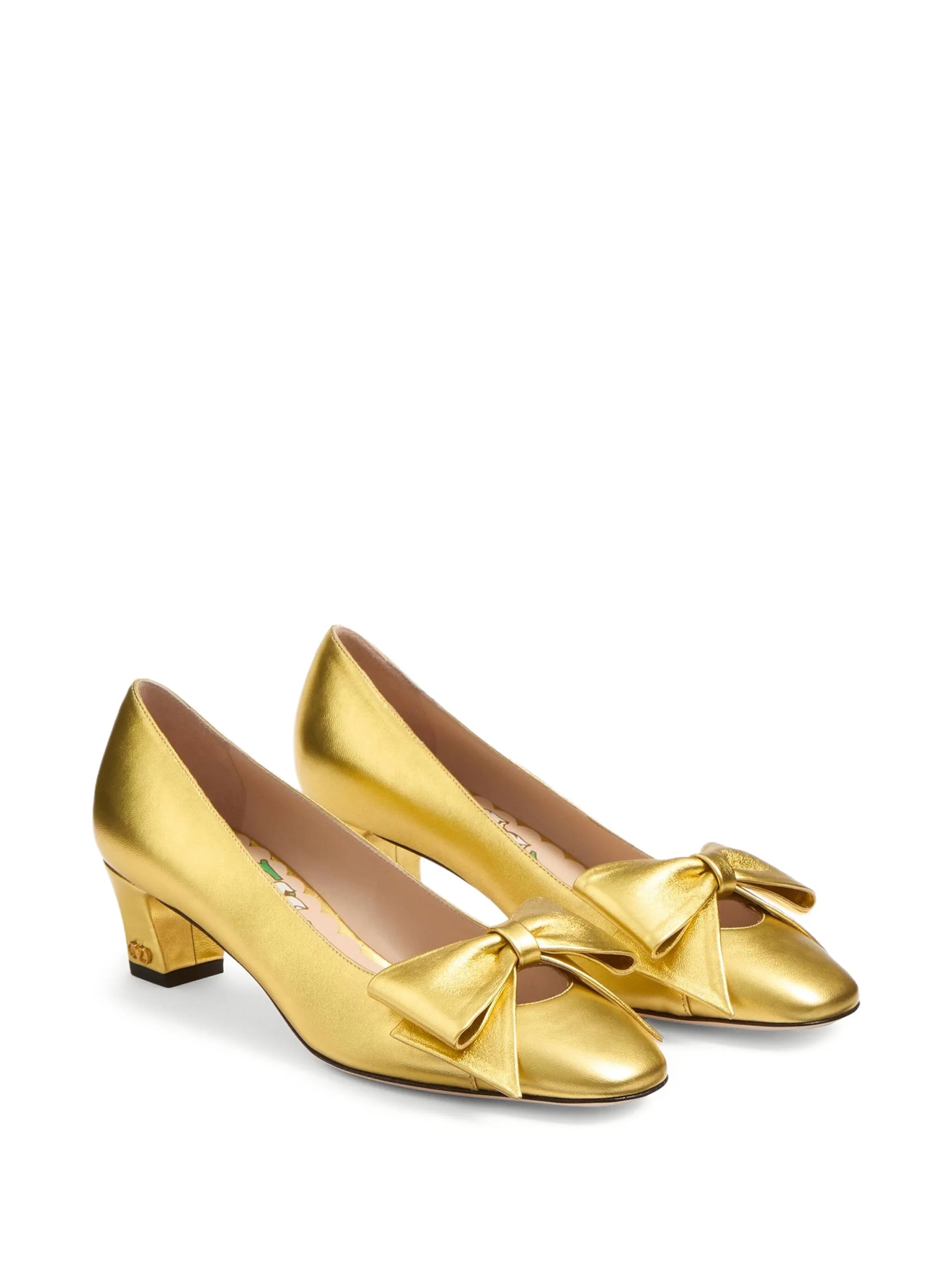 Bowow leather pumps