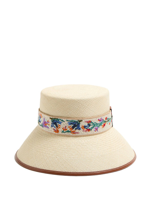Antibes straw bucket hat