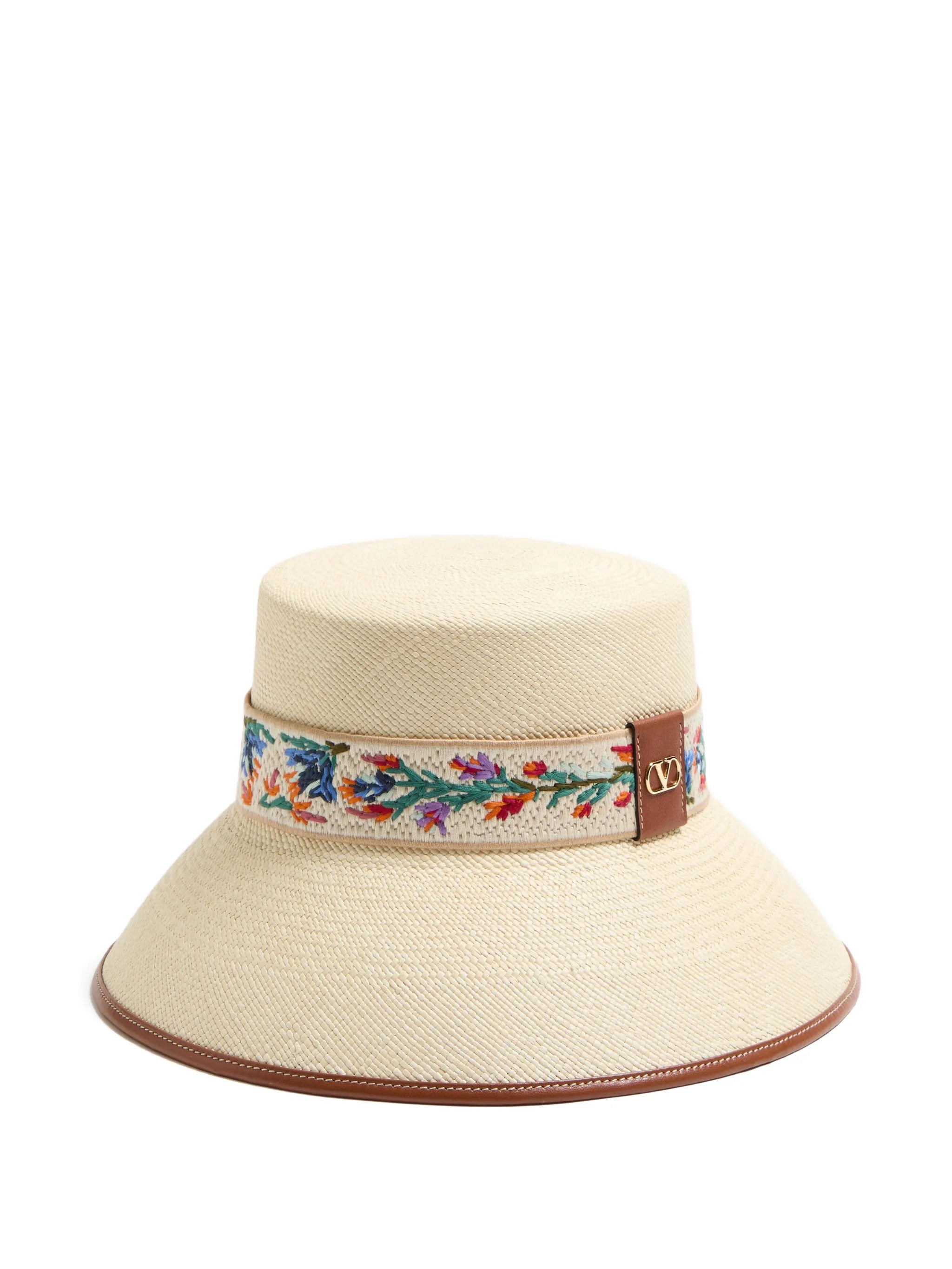 Antibes straw bucket hat