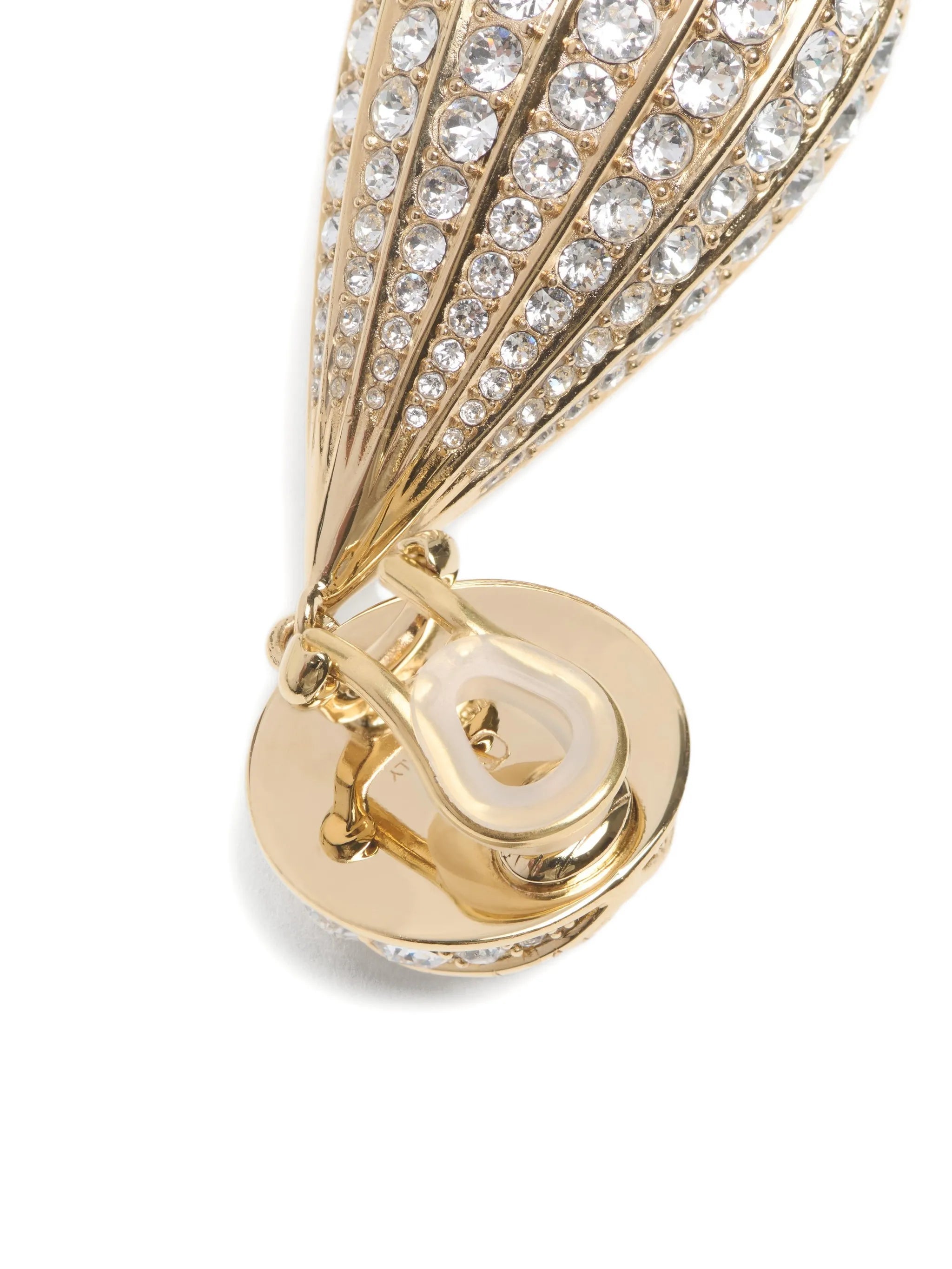 Poetique Des Gouttes metal and swarovski®-crystal earrings